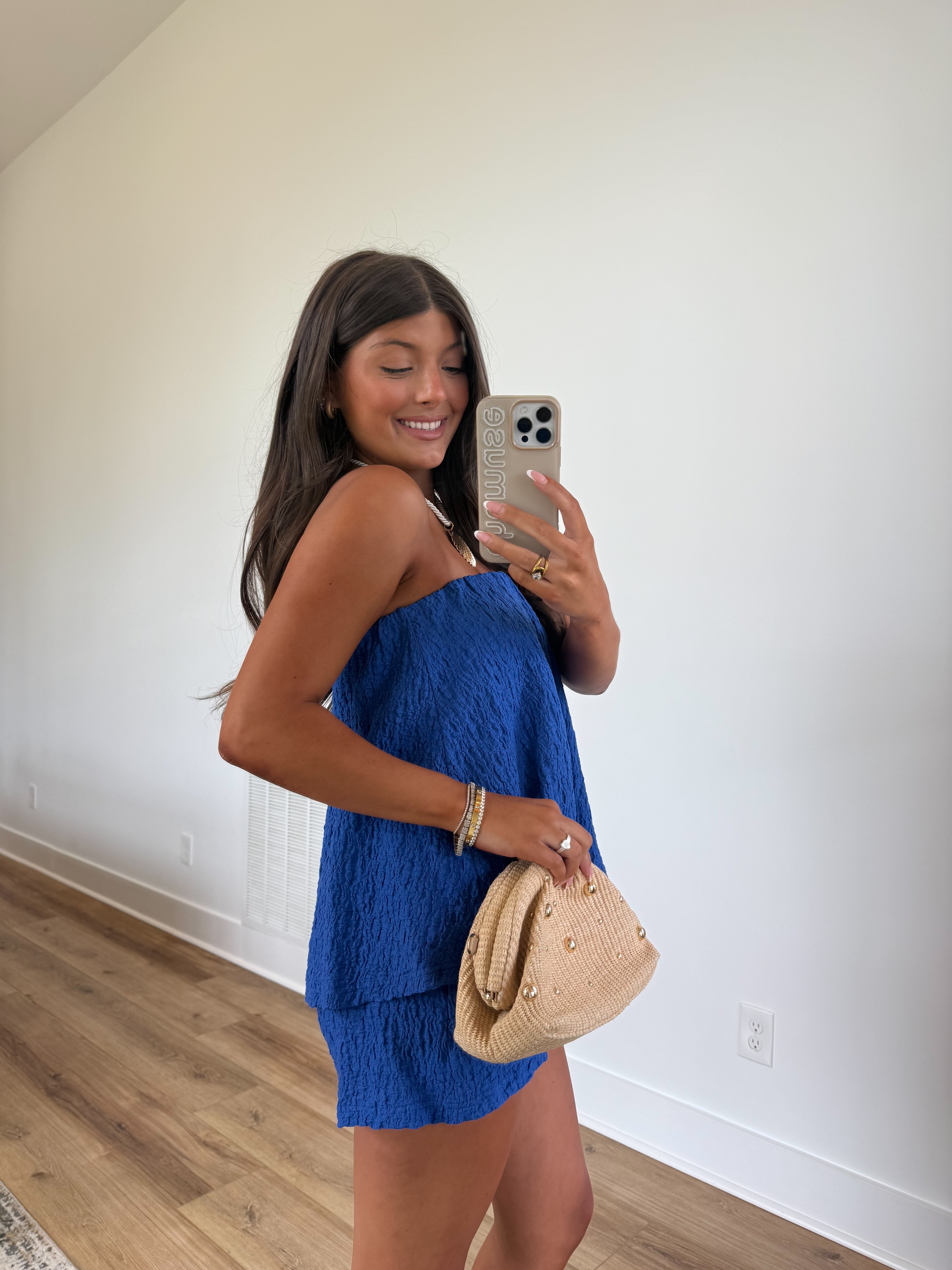 Santorini Blue Romper
