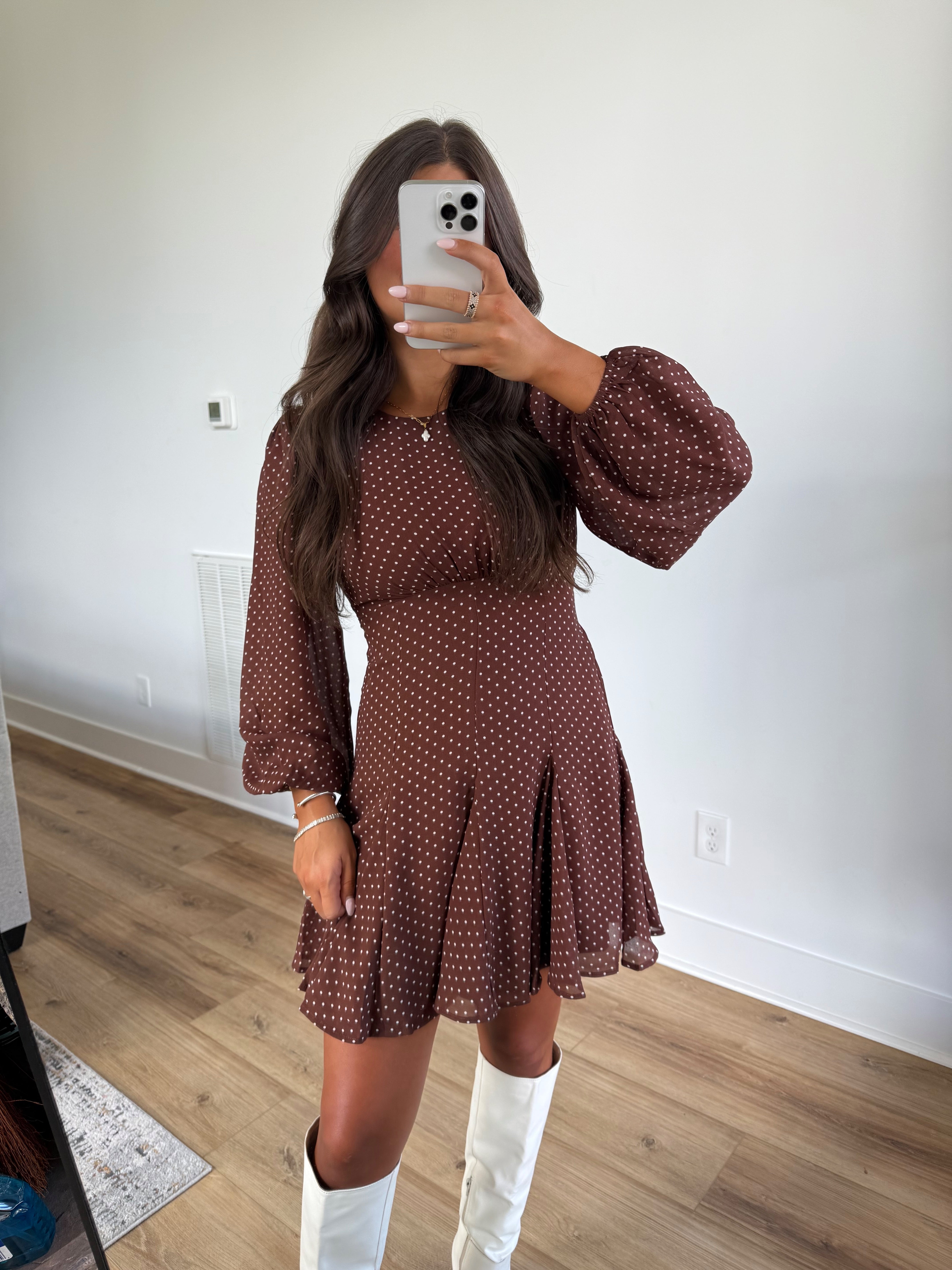 Harlin Polka Dot Mini Dress