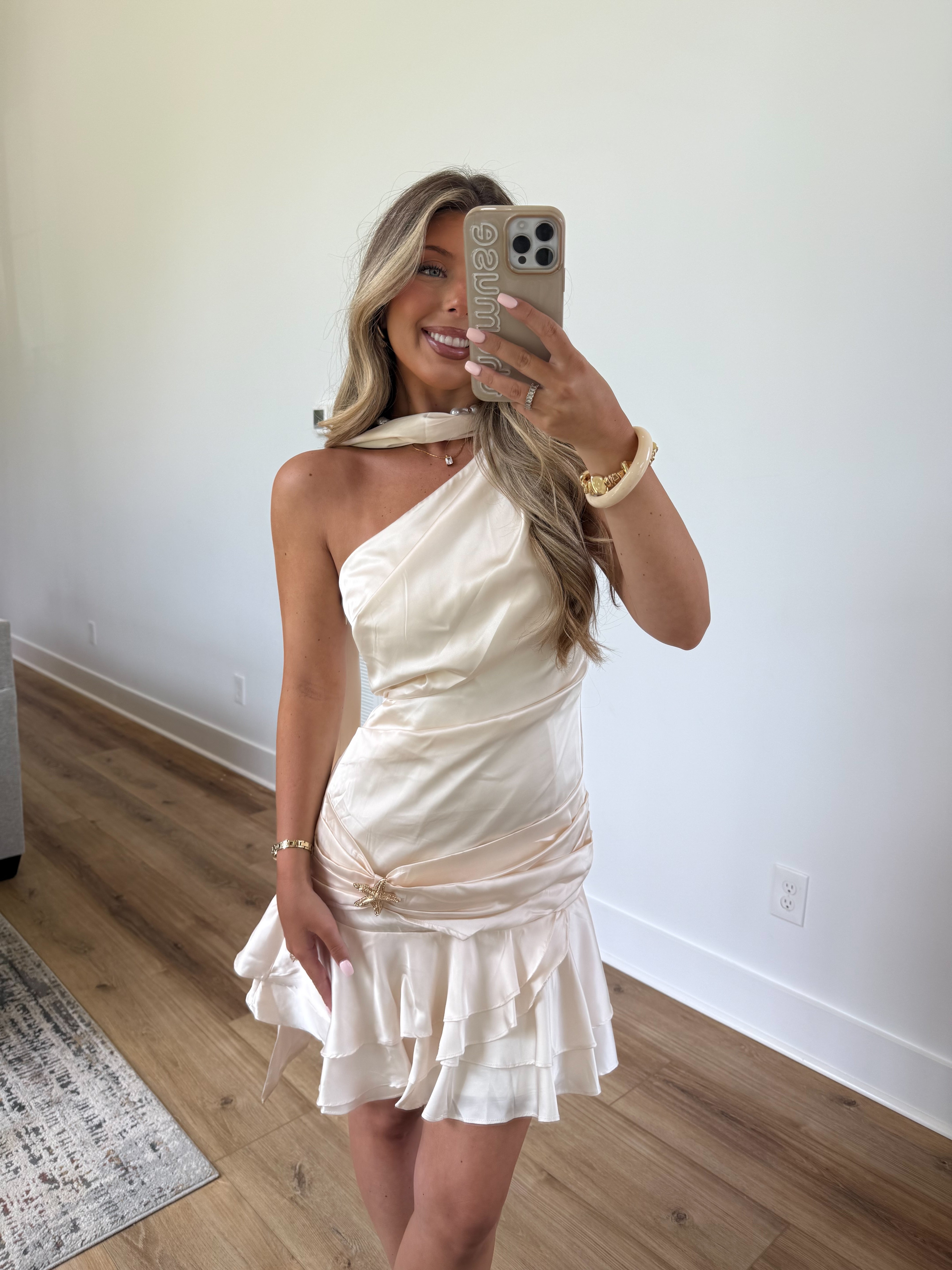 The Starfish Satin Dress