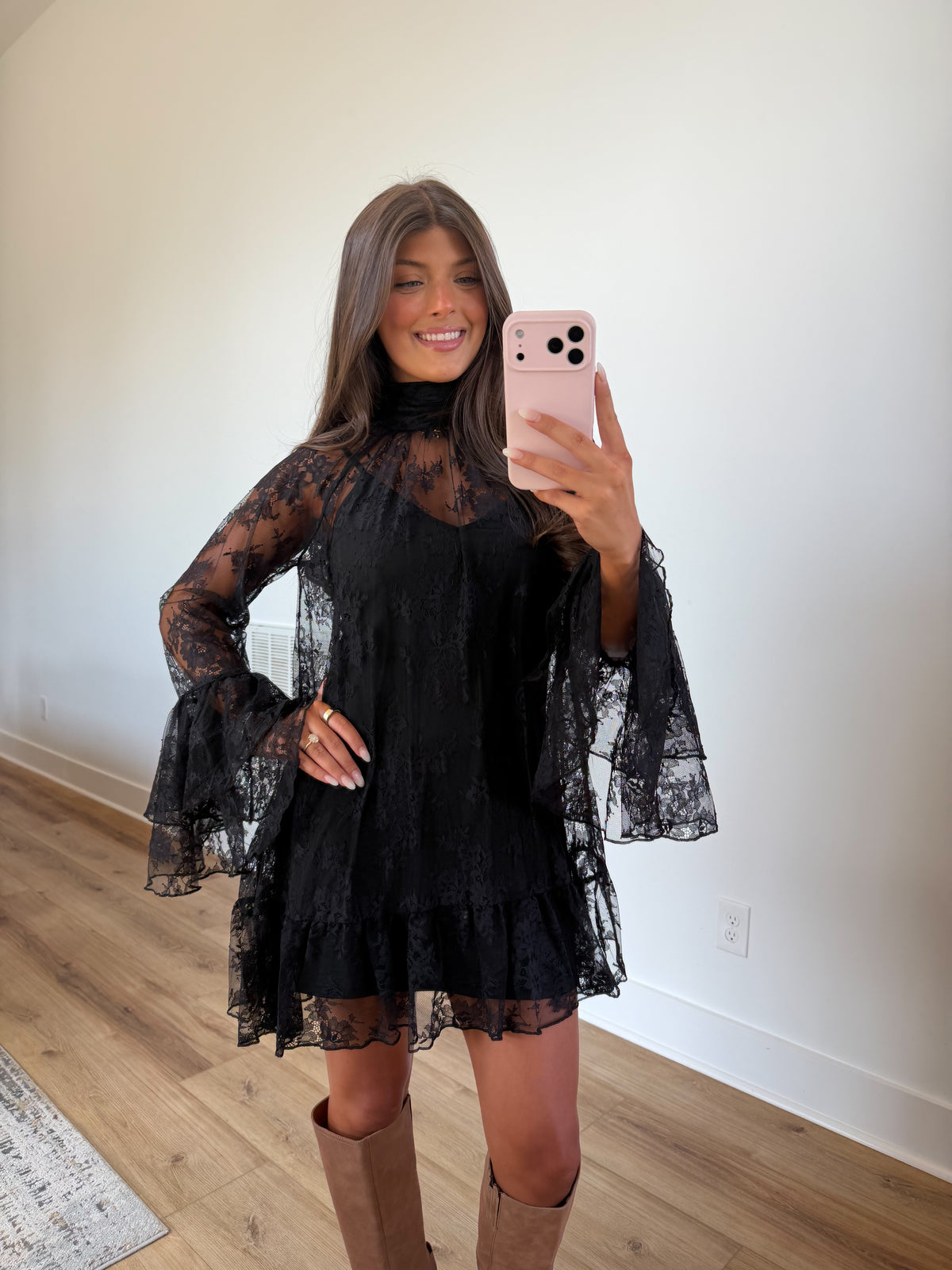 Black Swan Lace Mini