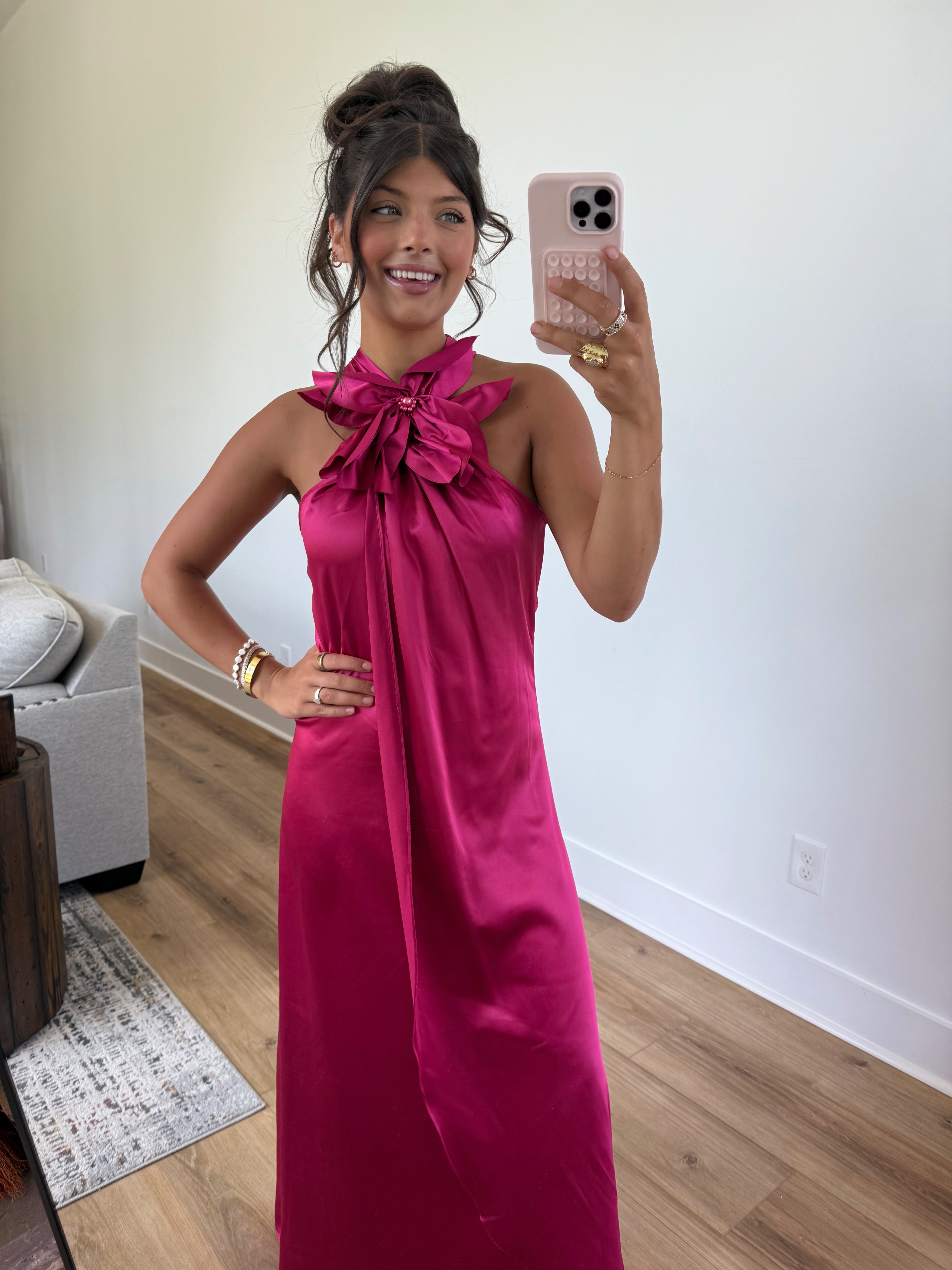Midnight Bloom Maxi Dress