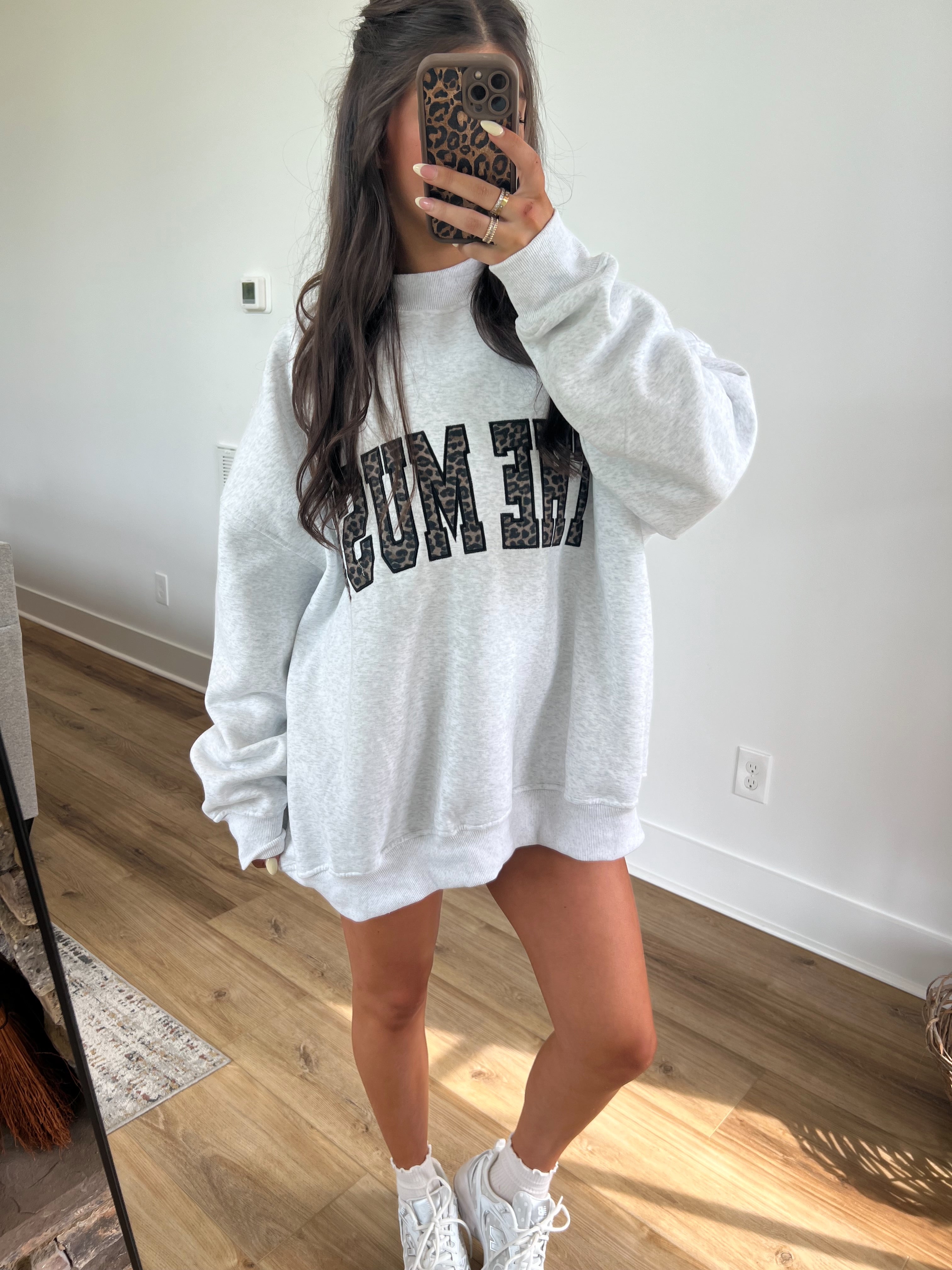 The Muse Varsity Mockneck (Cheetah)