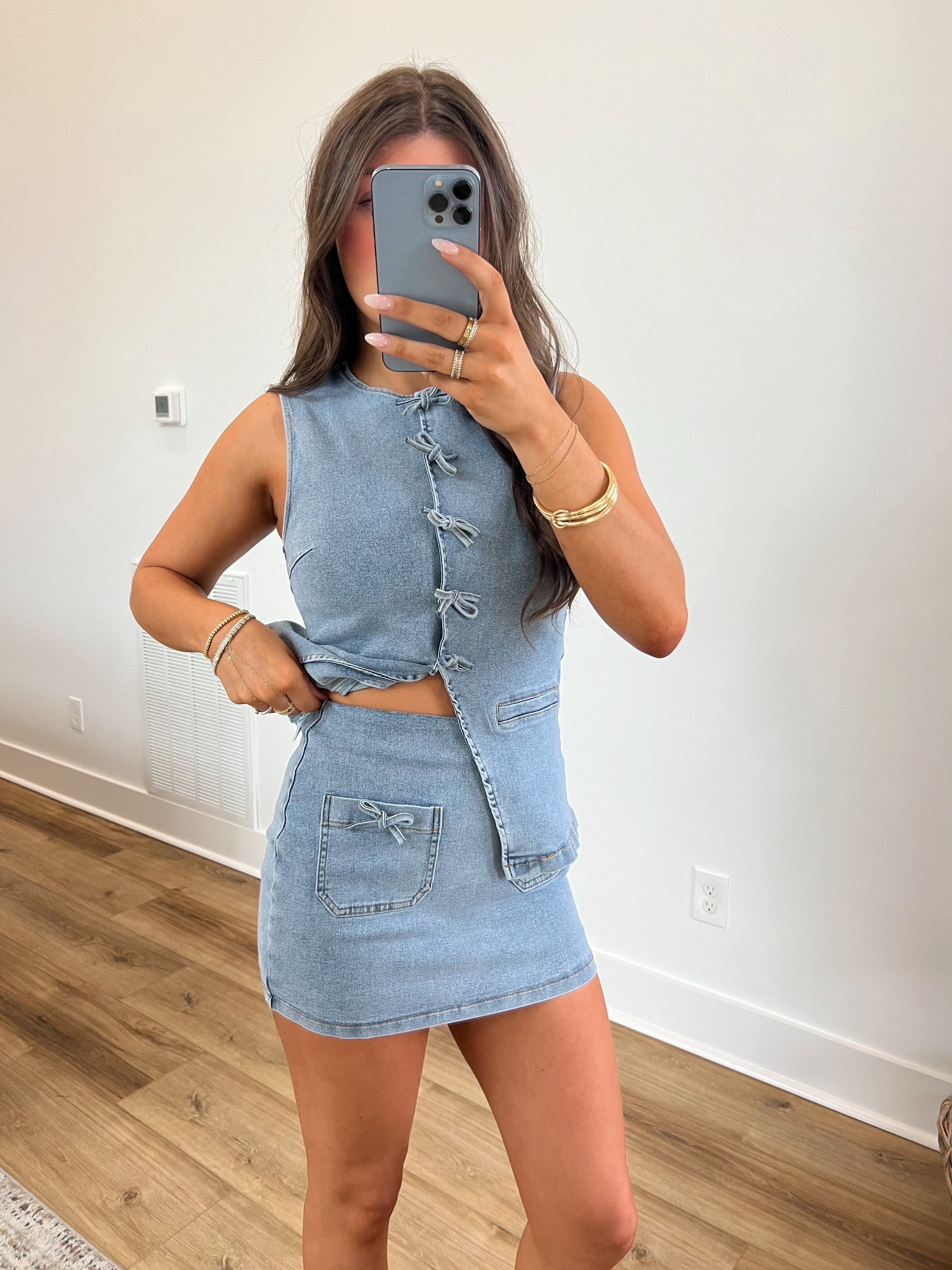 Lainey Denim Set
