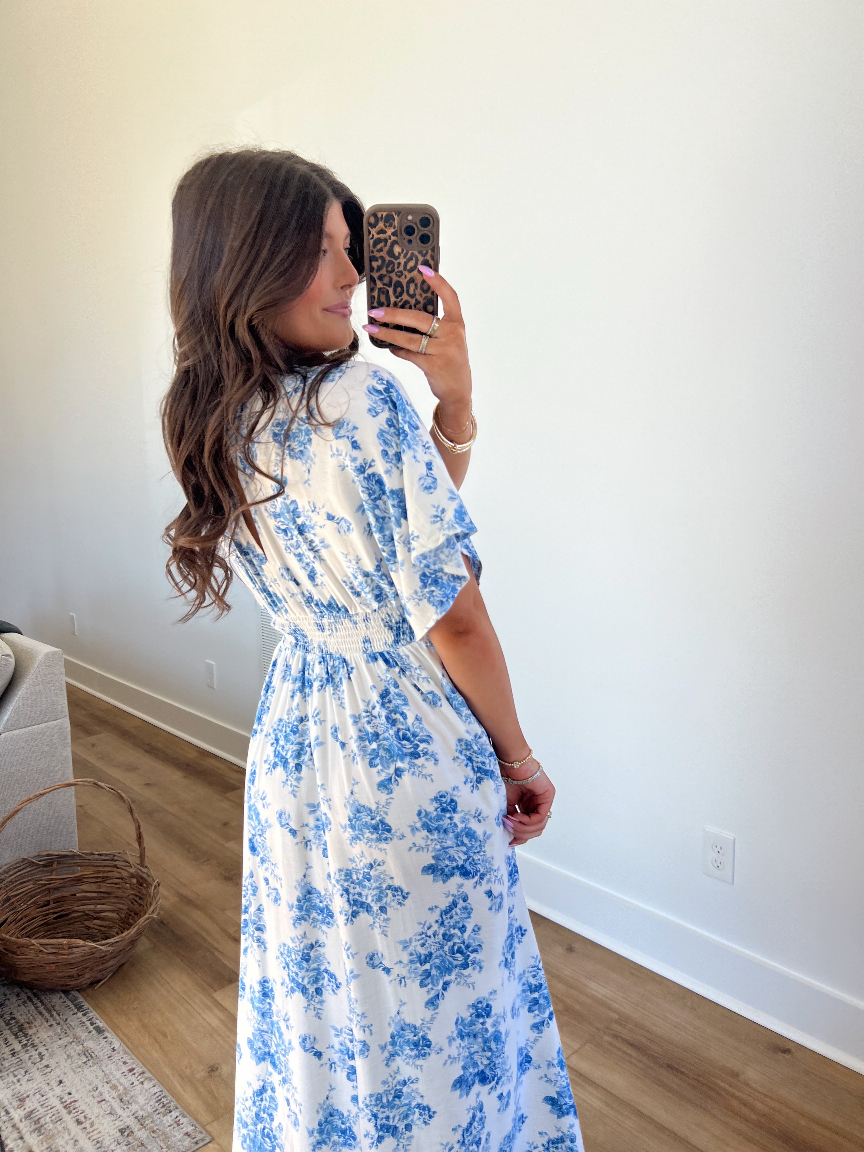 Priscilla Printed Maxi Dress (Restock)