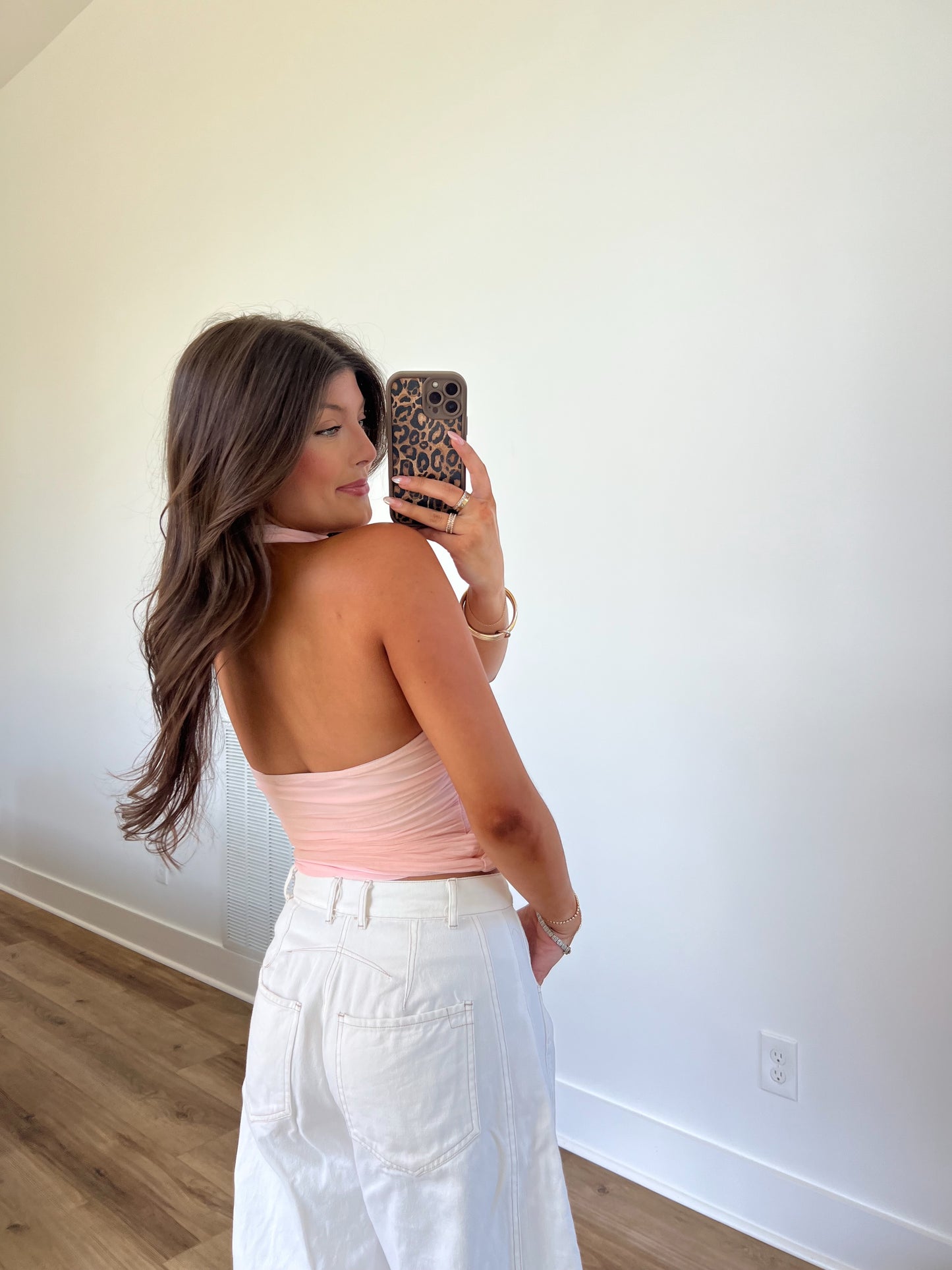 Posie Pink Halter Top