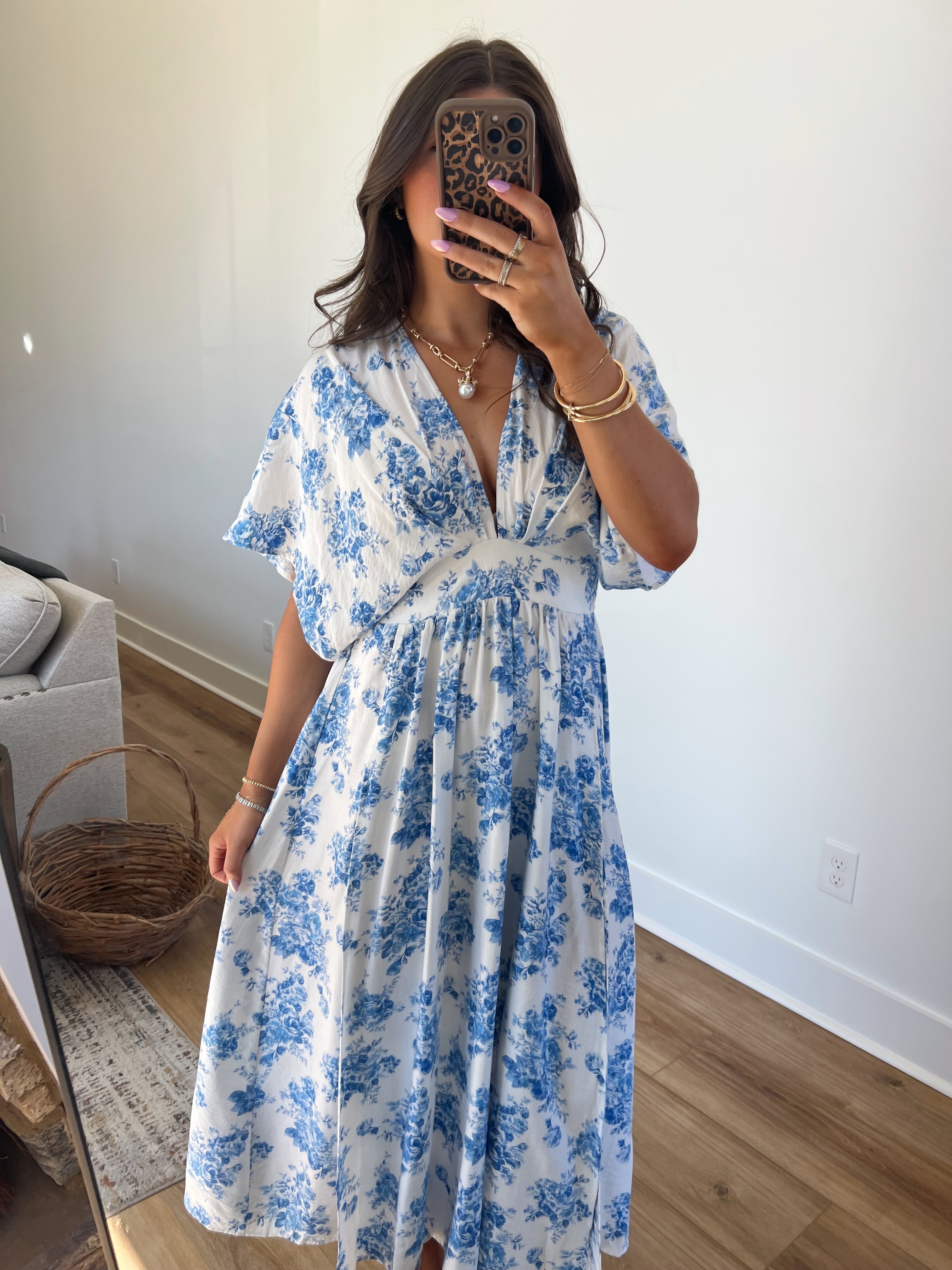 Priscilla Printed Maxi Dress (Restock)