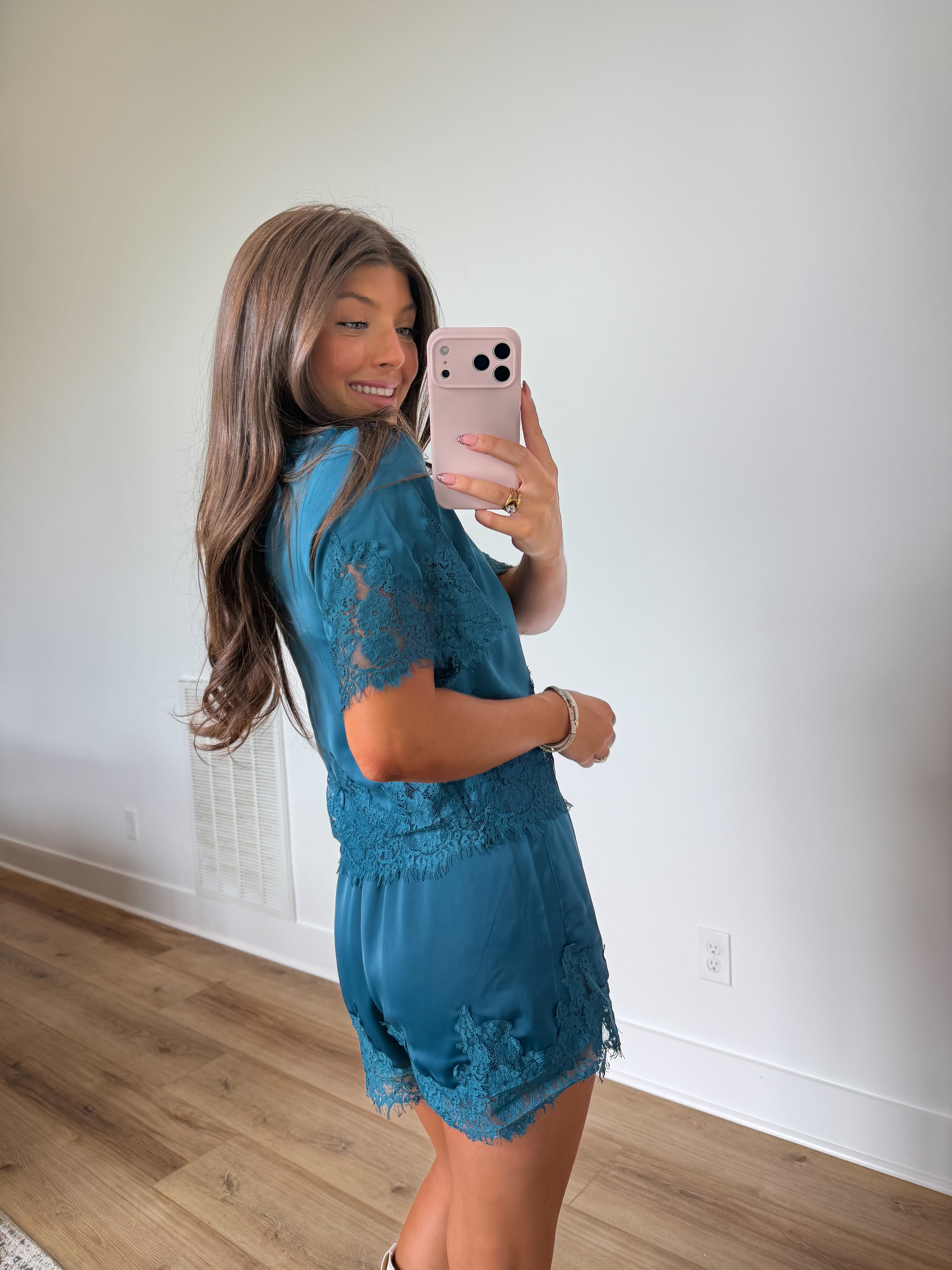 Deep Teal Lace Se