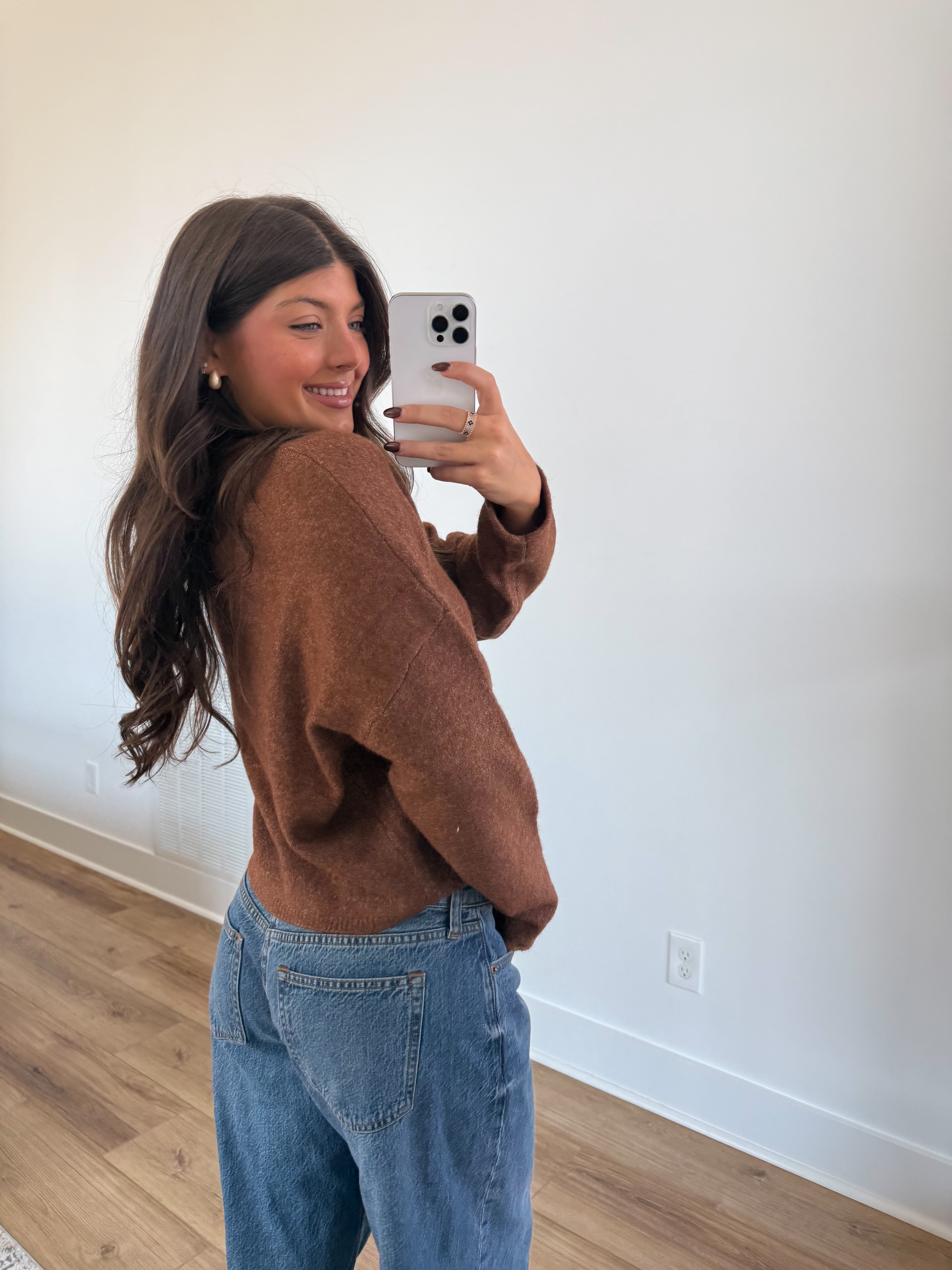 Best Dress Cardigan (Brown)