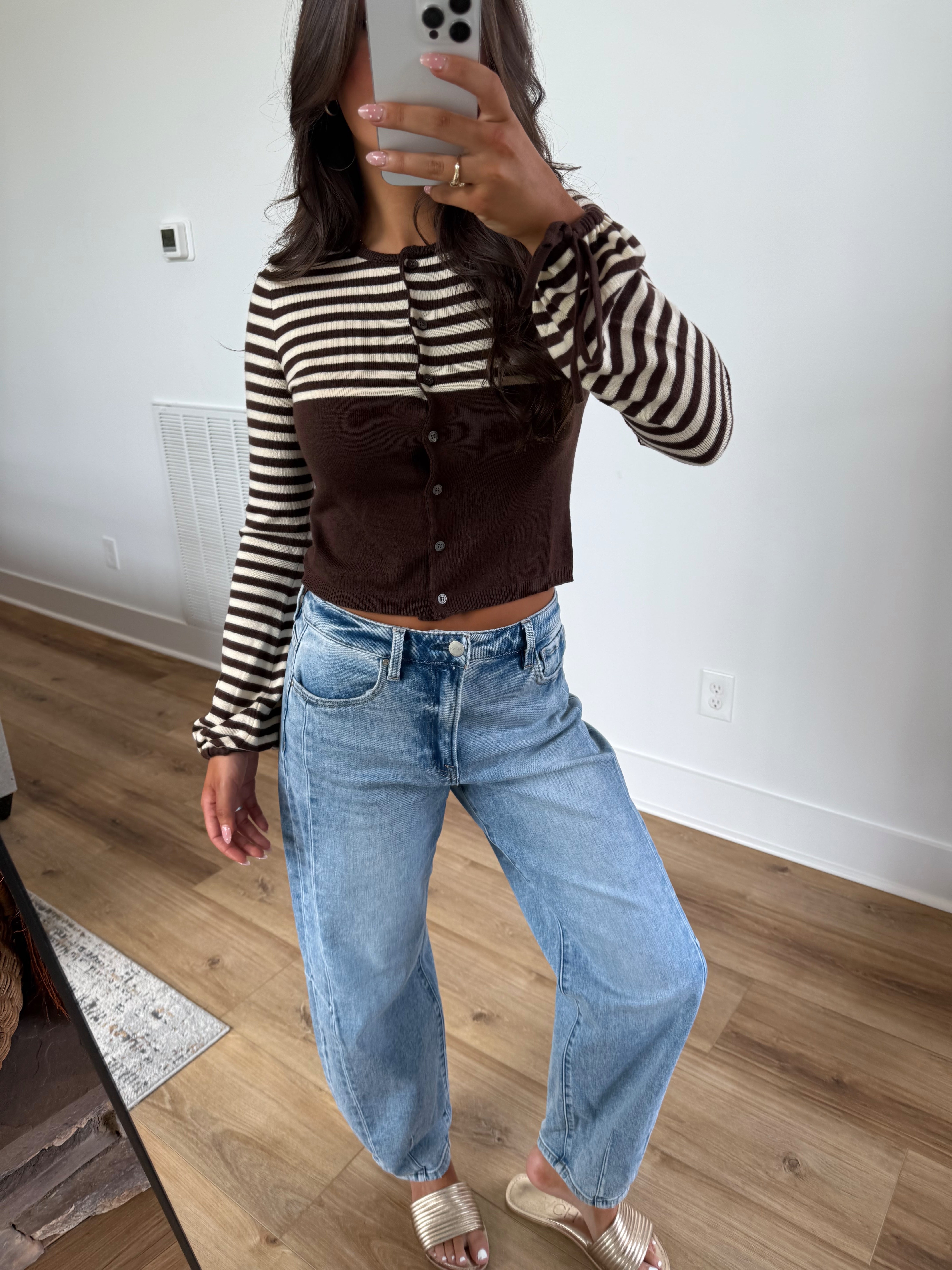High Rise Barrel Jeans