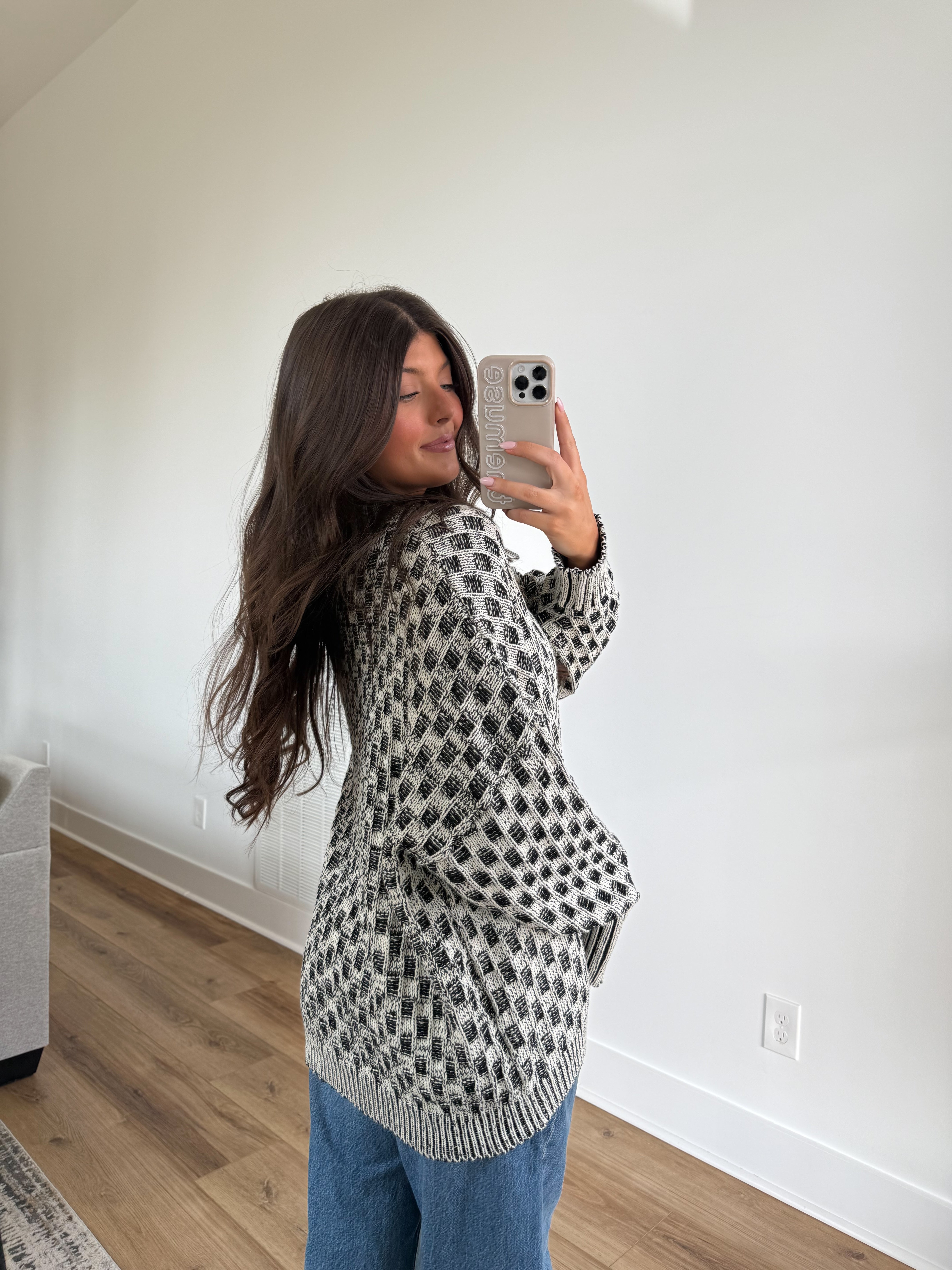 The Contrast Knit Sweater