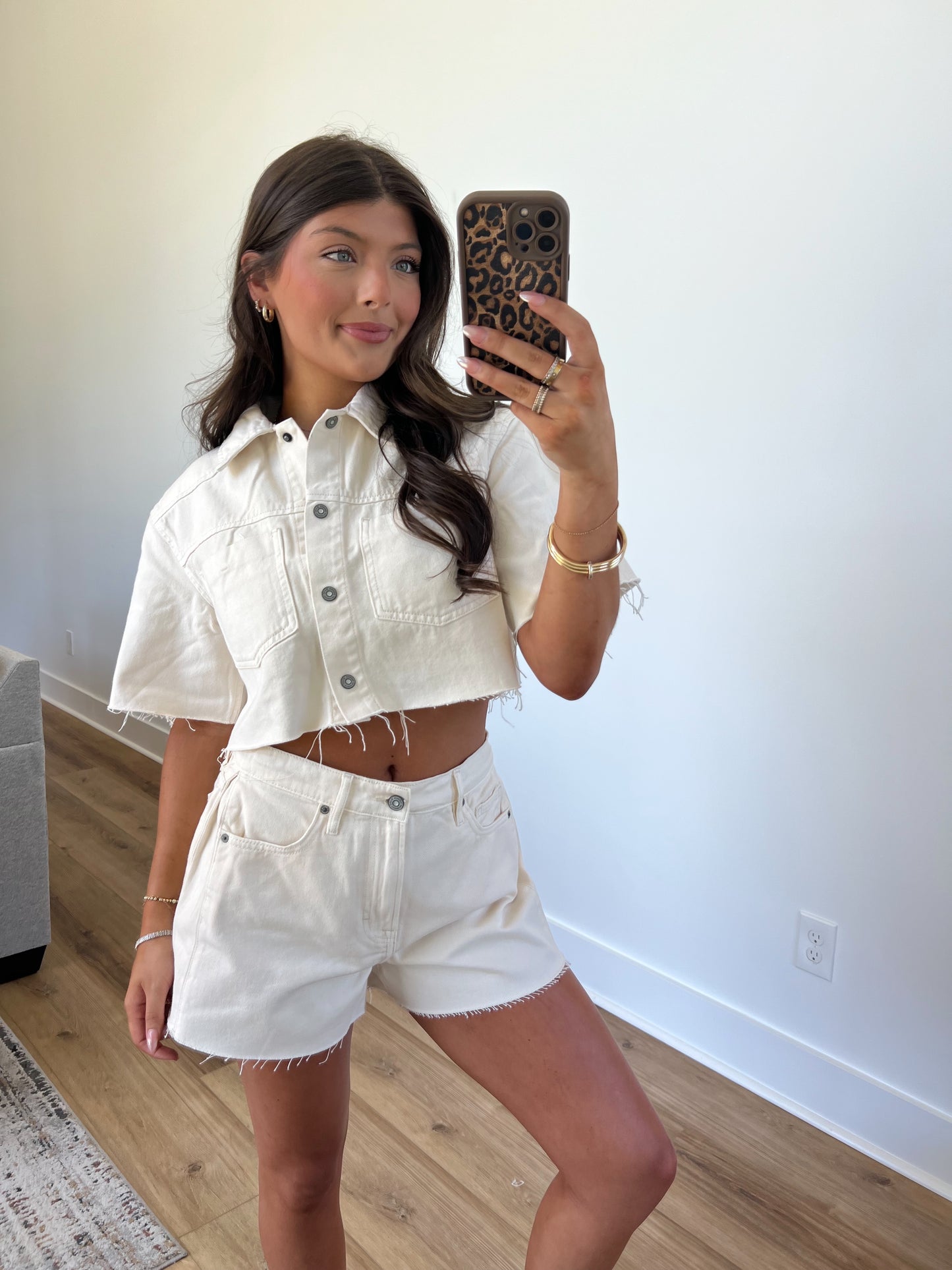 Ecru Denim TOP