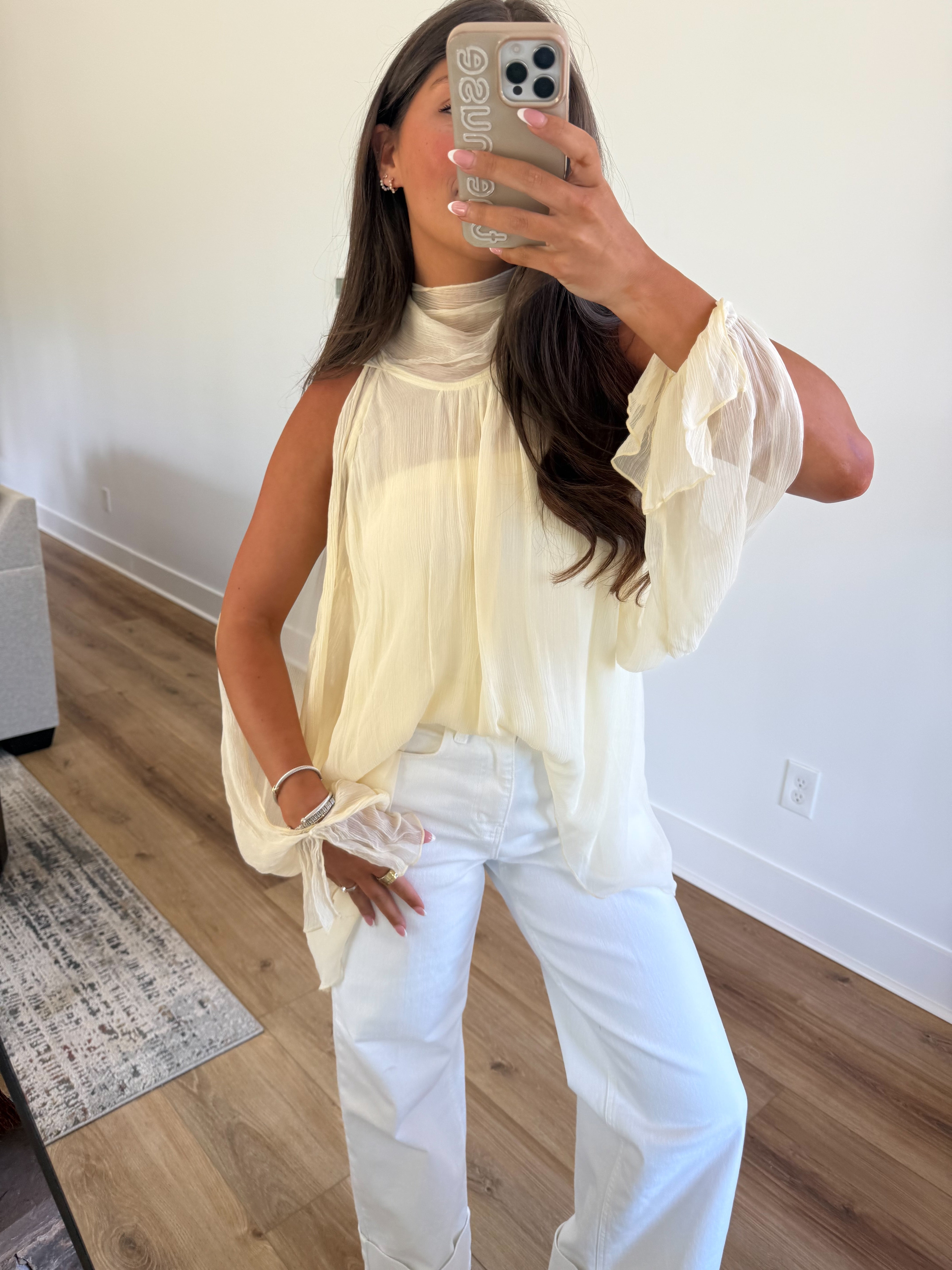 Soft Wrap Scarf Top