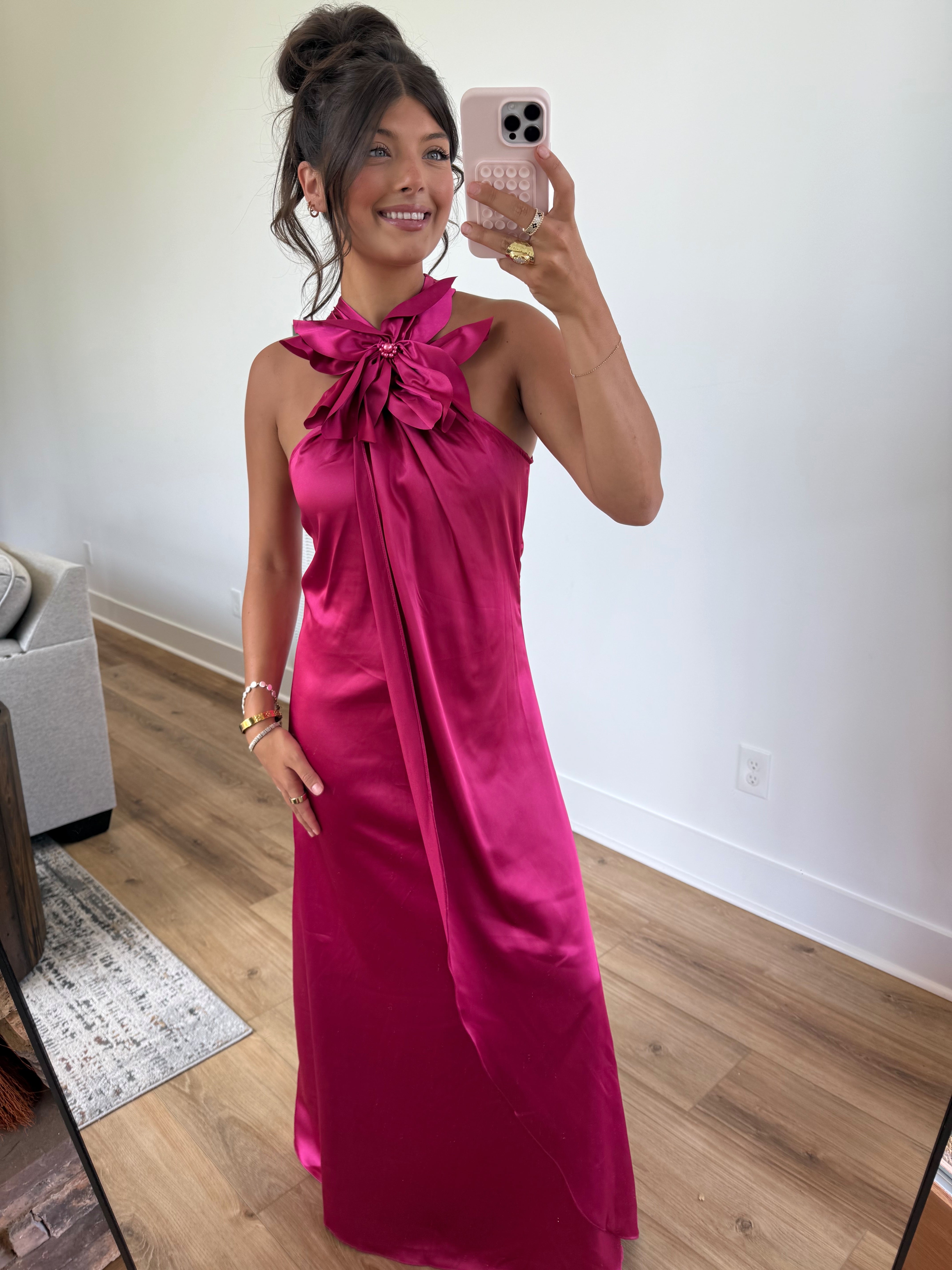 Midnight Bloom Maxi Dress