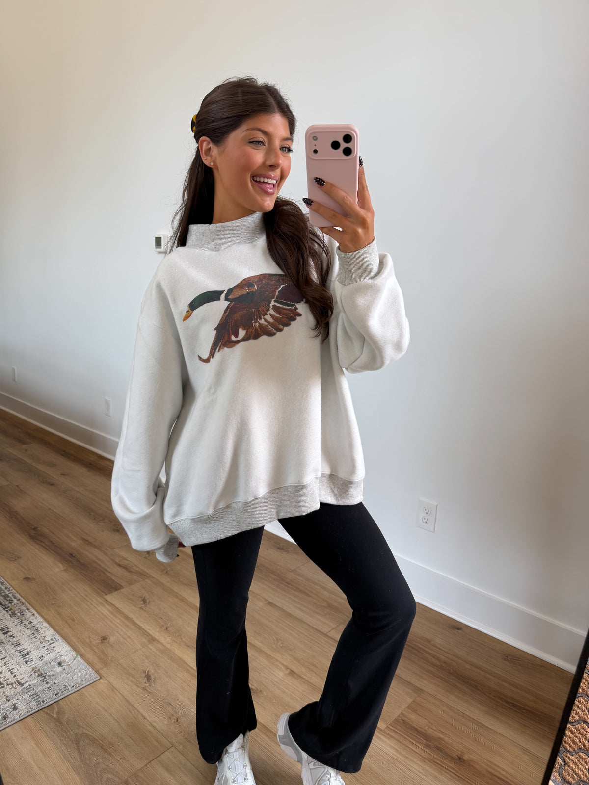 Lucky Duck Reversible Mockneck