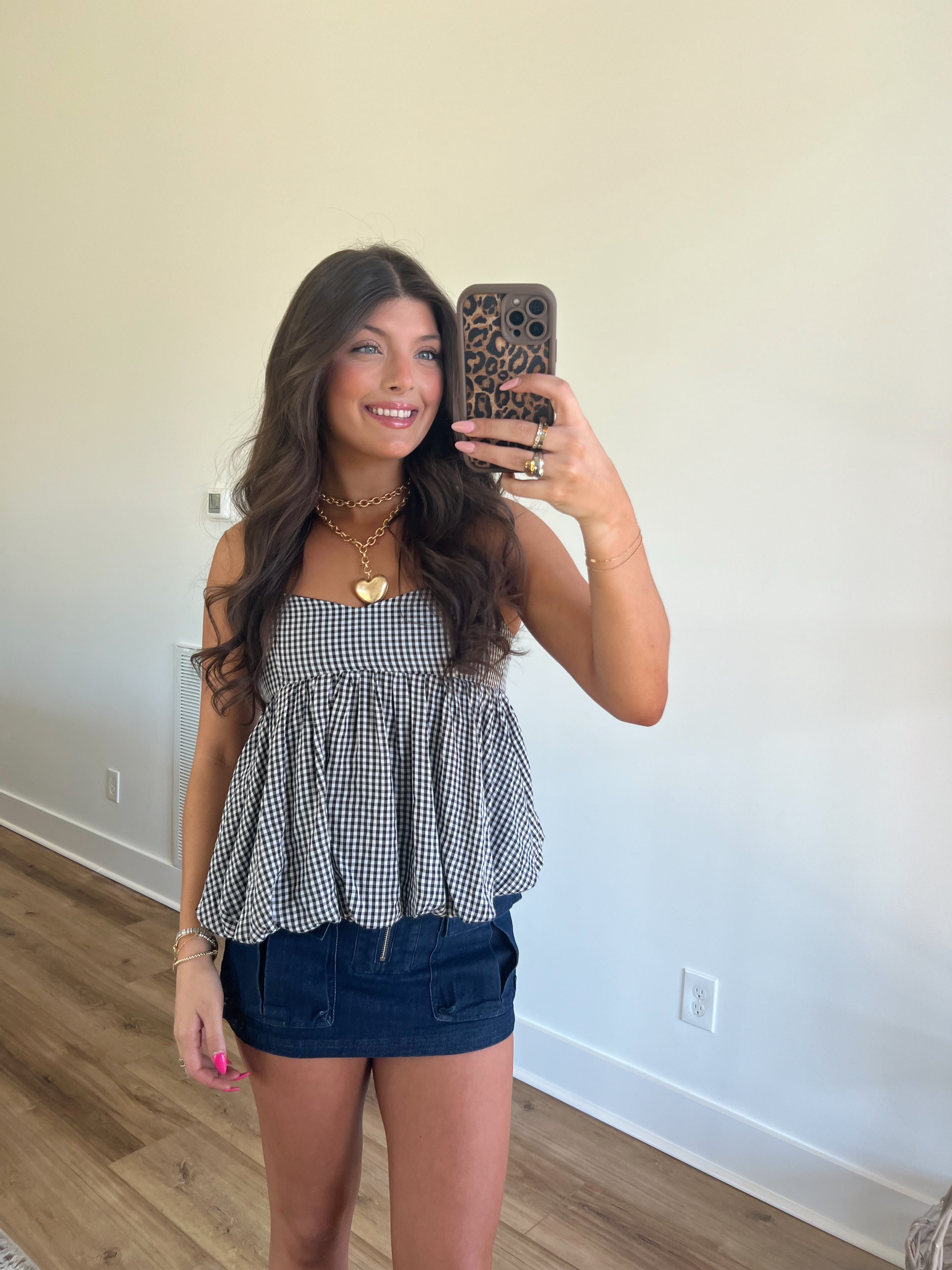 Dark Denim Skort