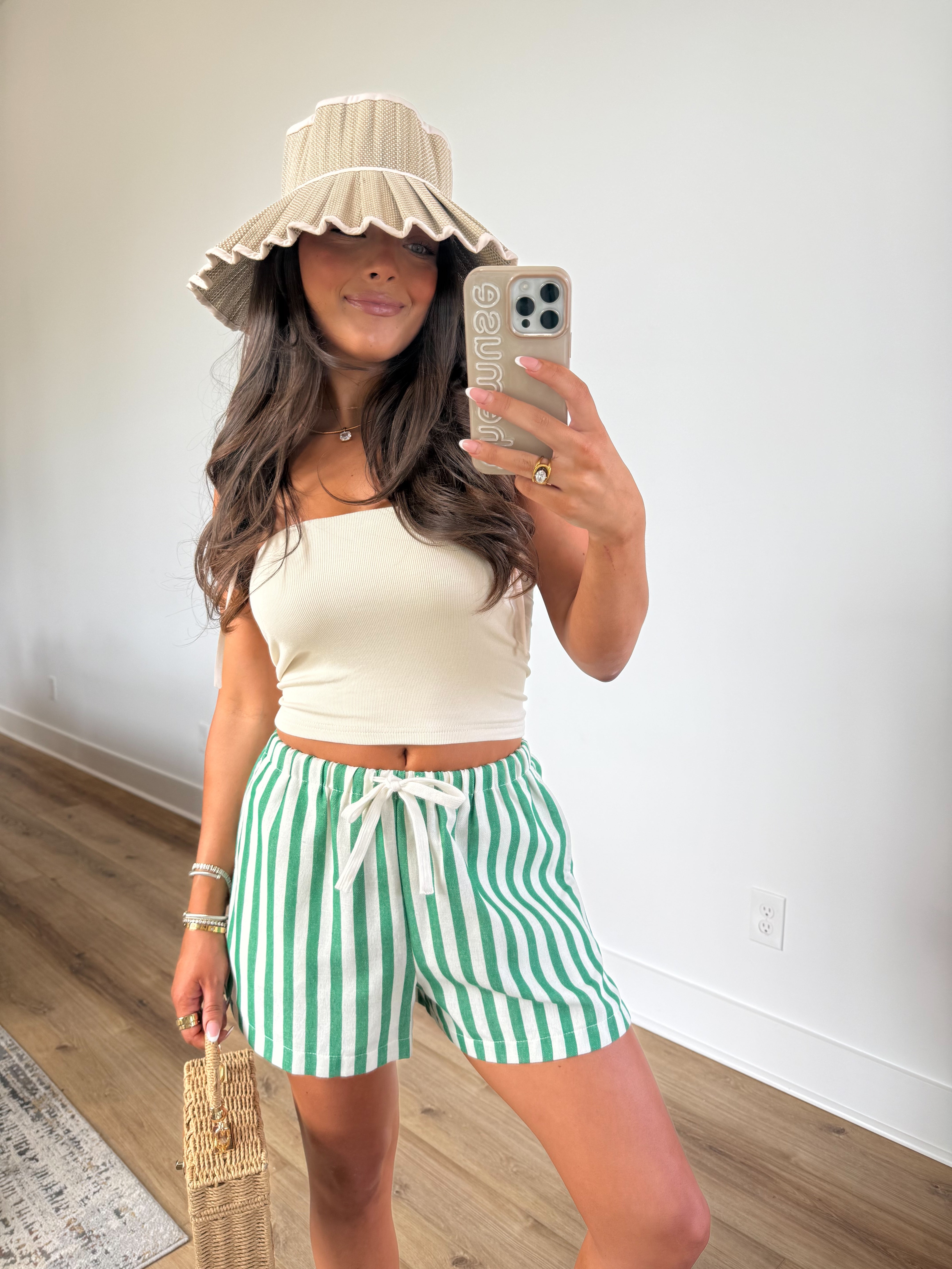 Linen Club Shorts (Kelly Green)