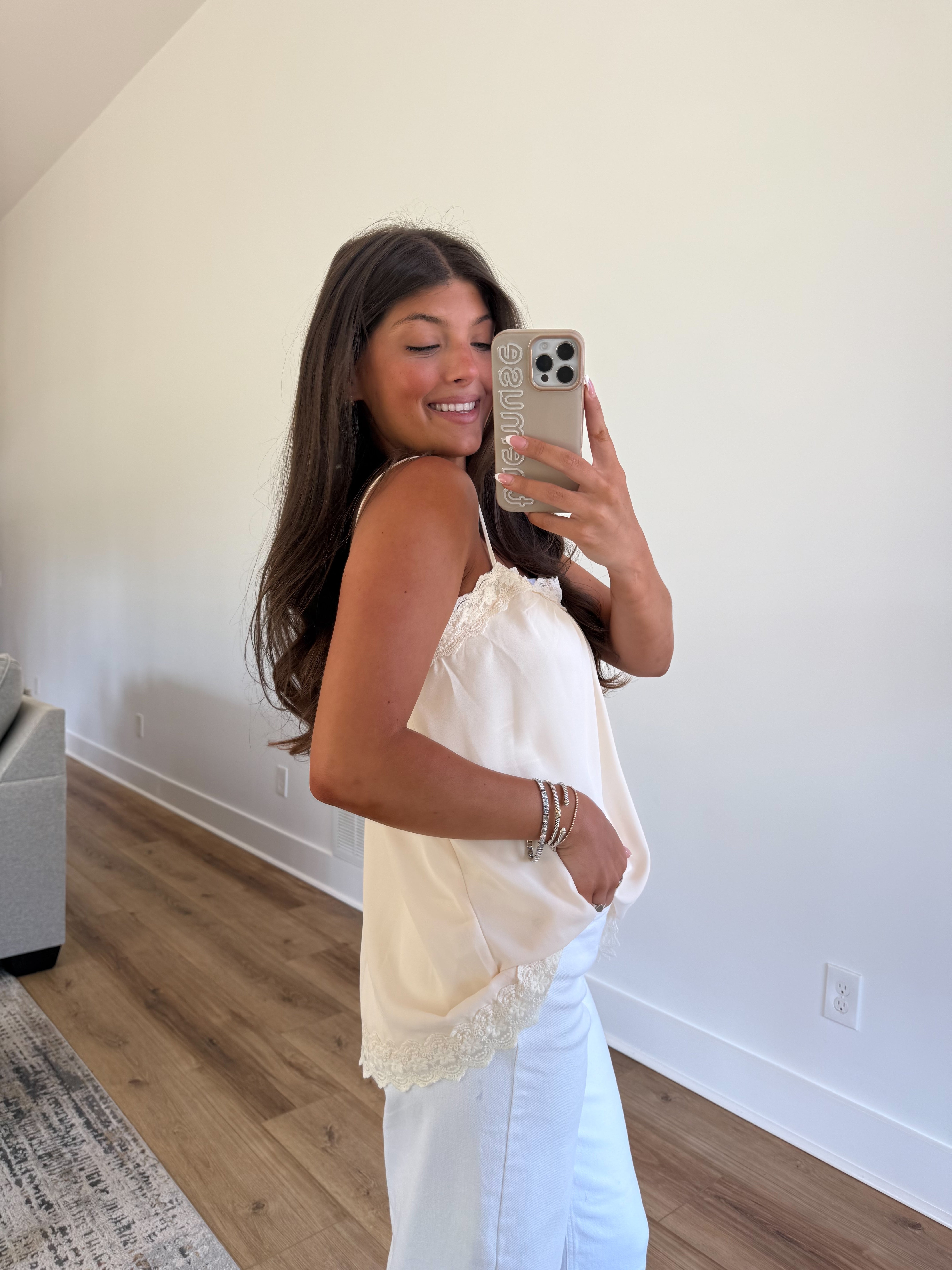 The Lace Trim Cami (PRE-ORDER (1-2 weeks)/ Restock)