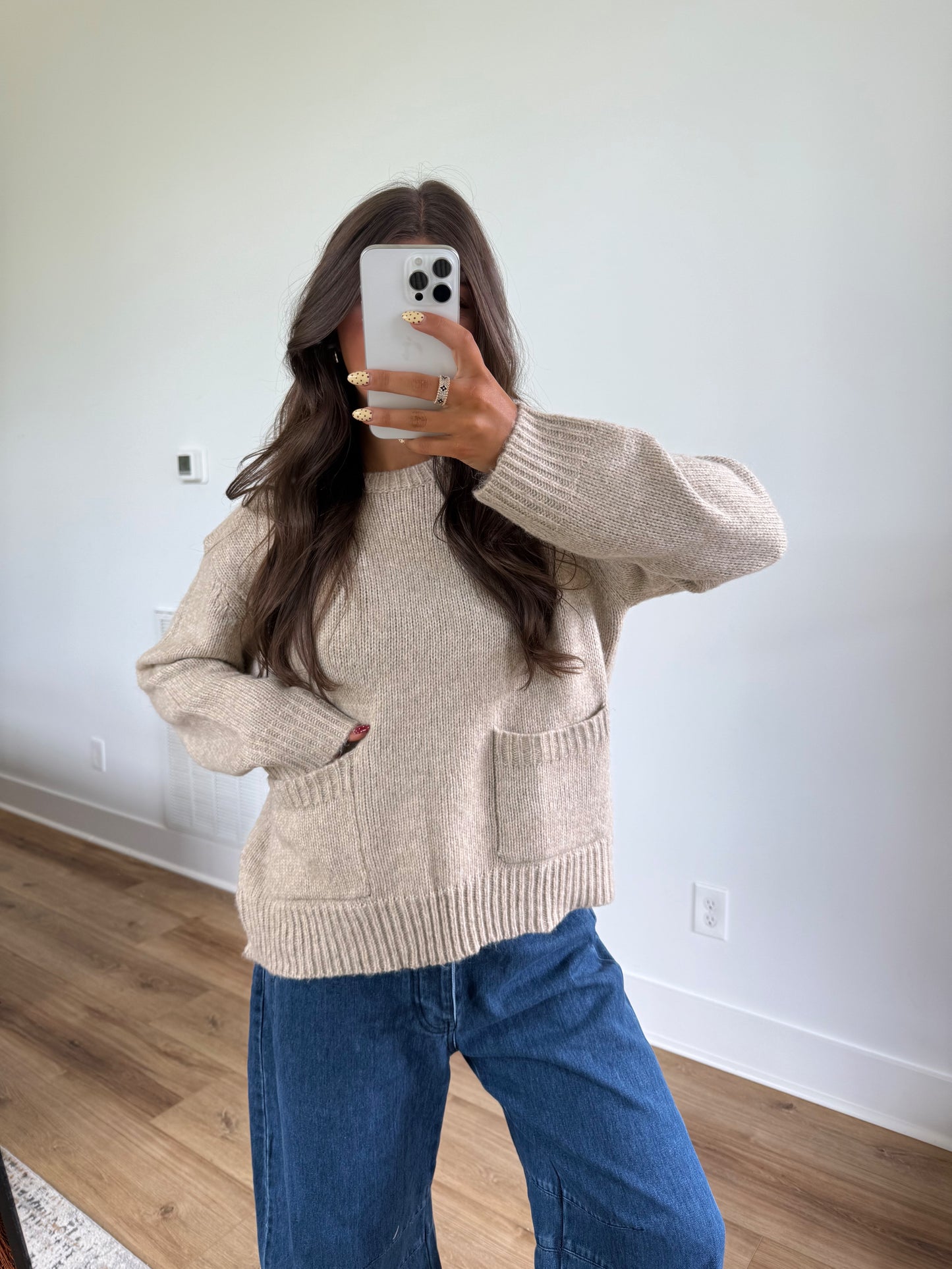 Snuggle Up Sweater (Cream)