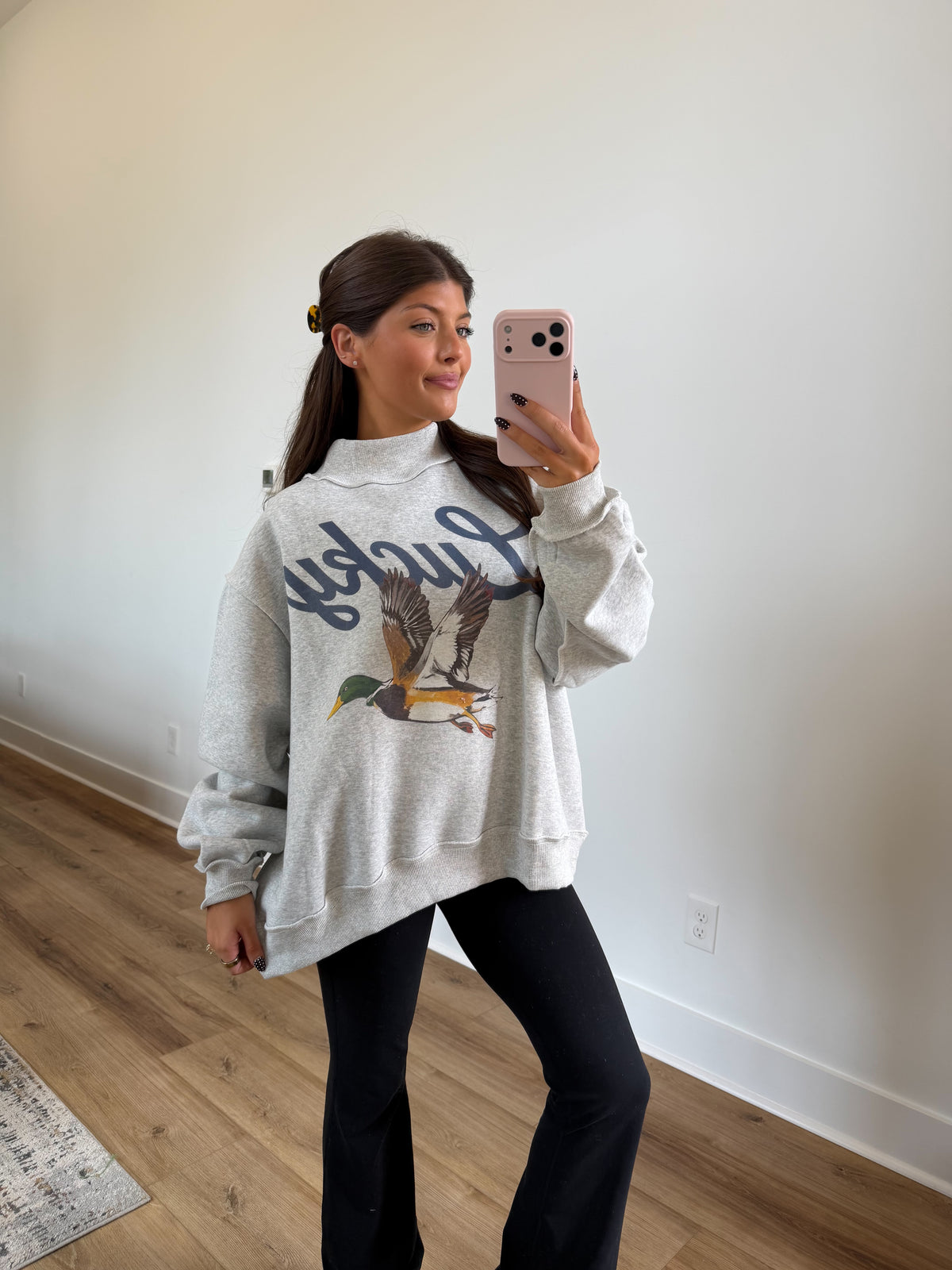 Lucky Duck Reversible Mockneck