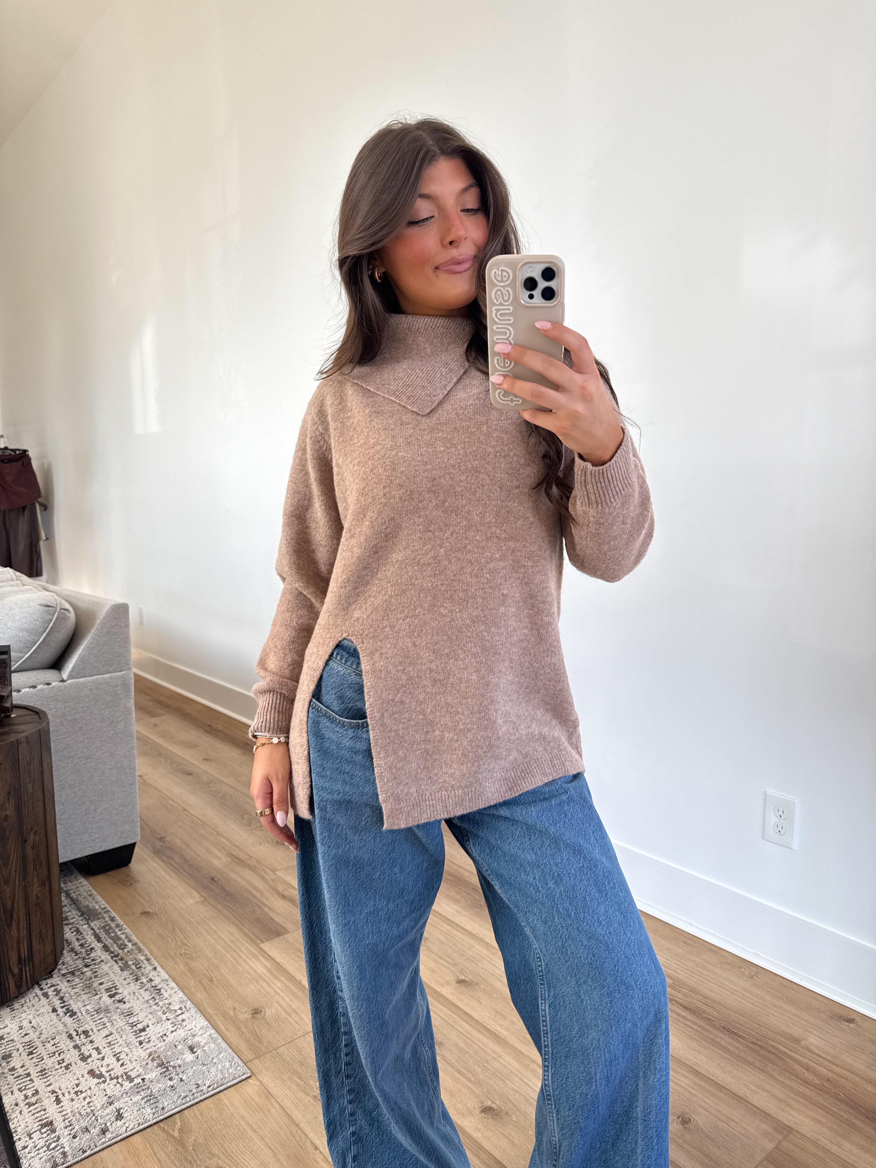 The Aspen Collar Sweater