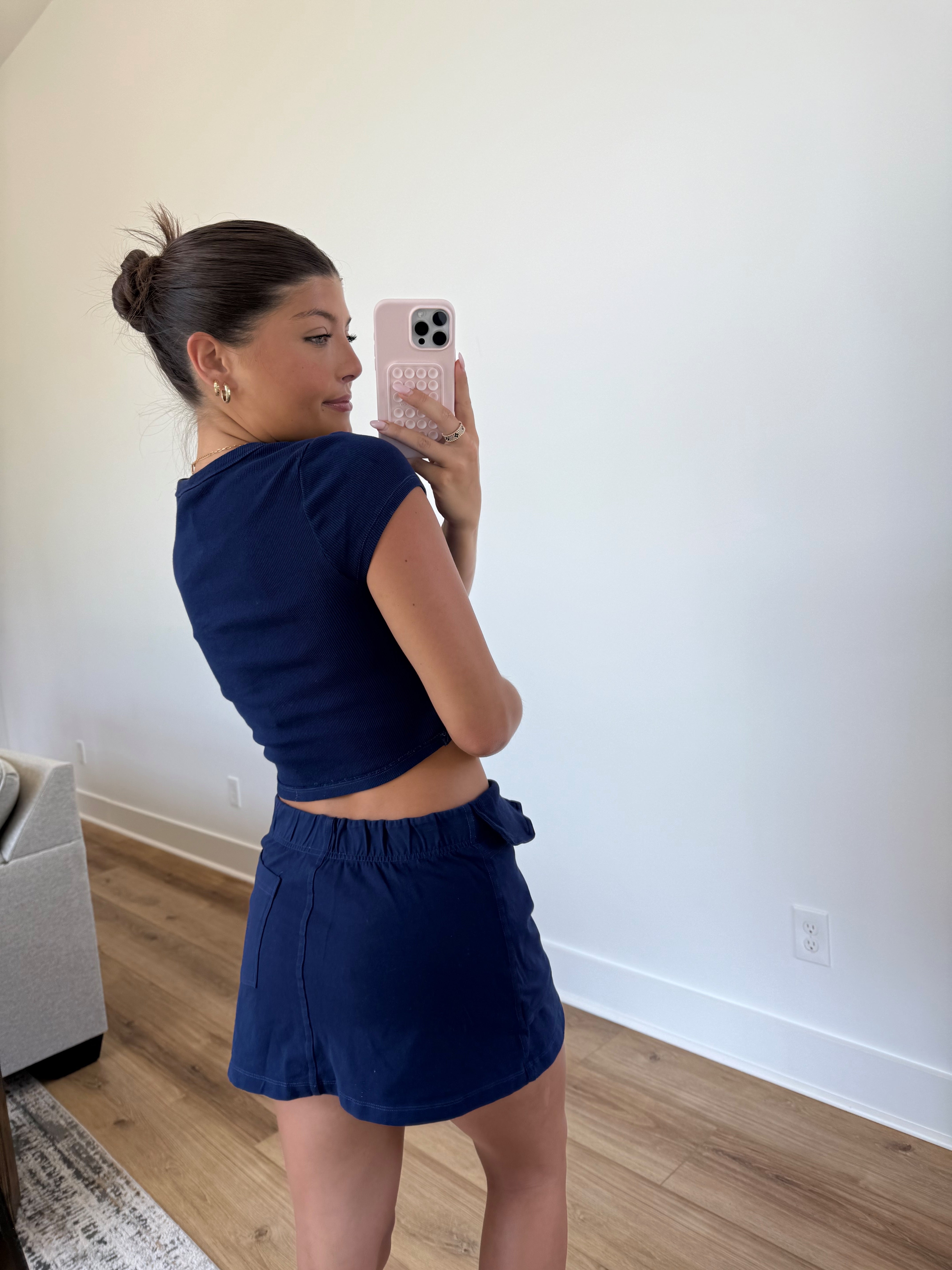 Muse On The Move Skort Set (Deep Blue)