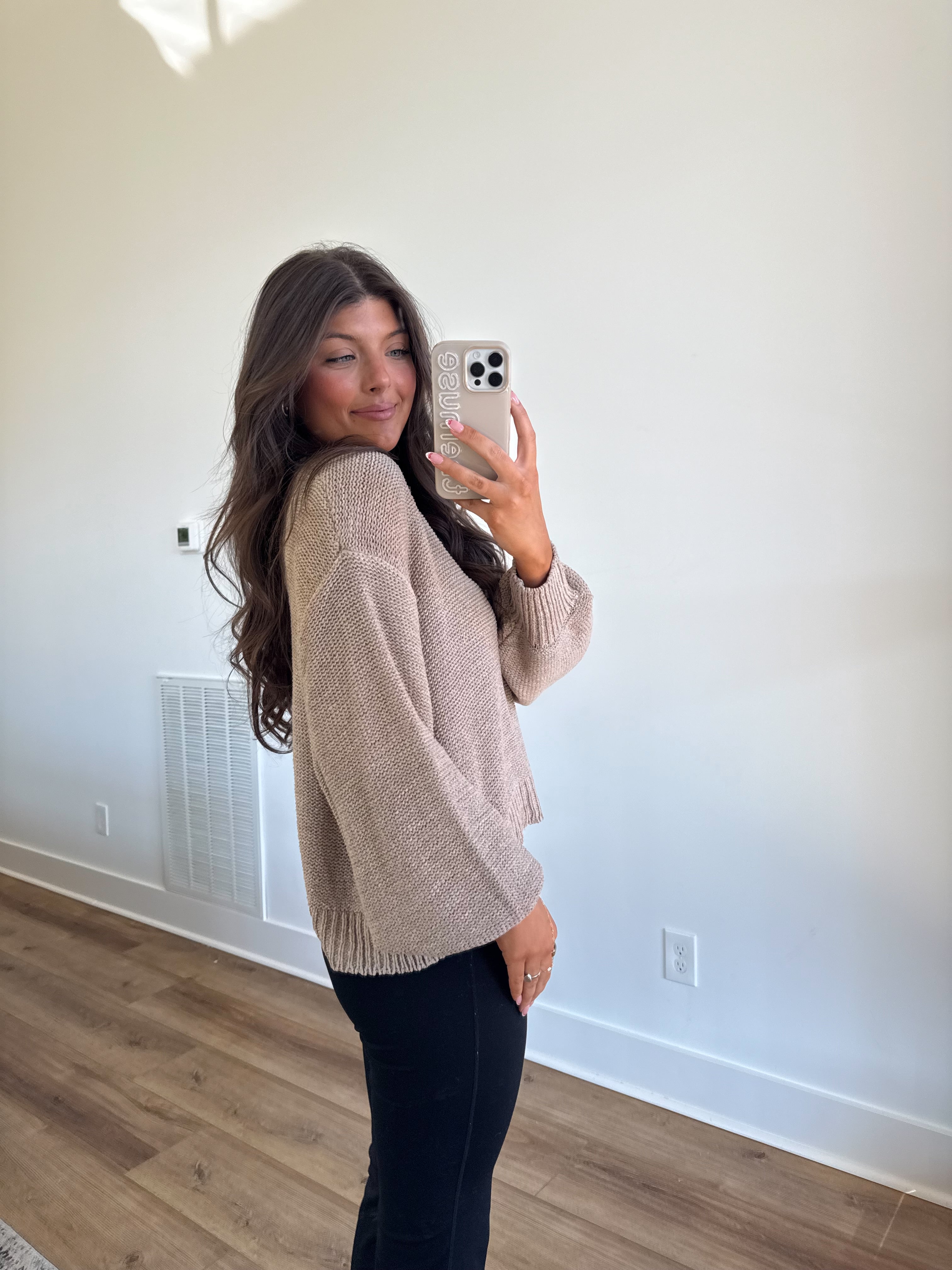 Essential Knit Sweater (Mocha)