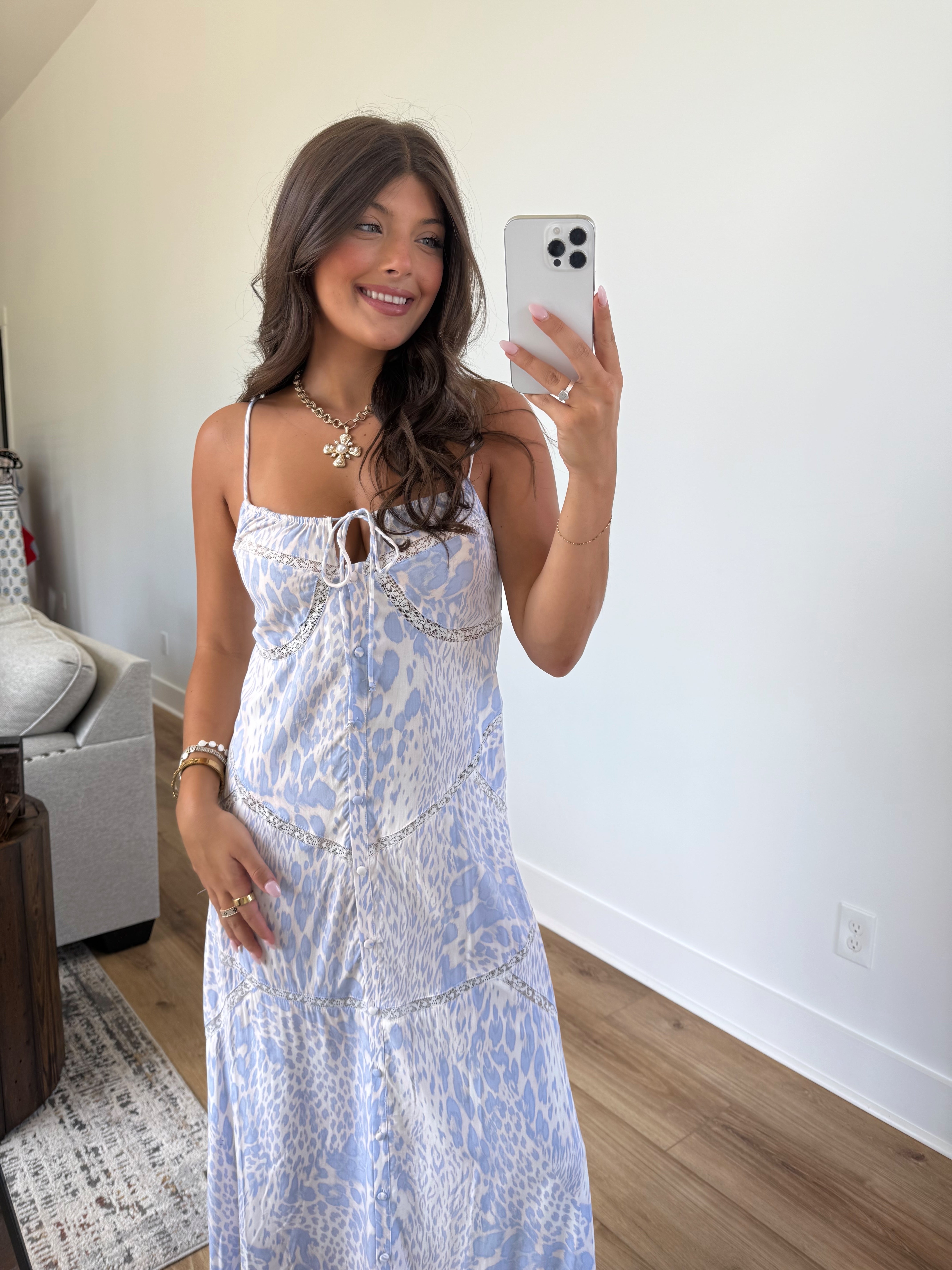 Sunkissed Spots Maxi Dress