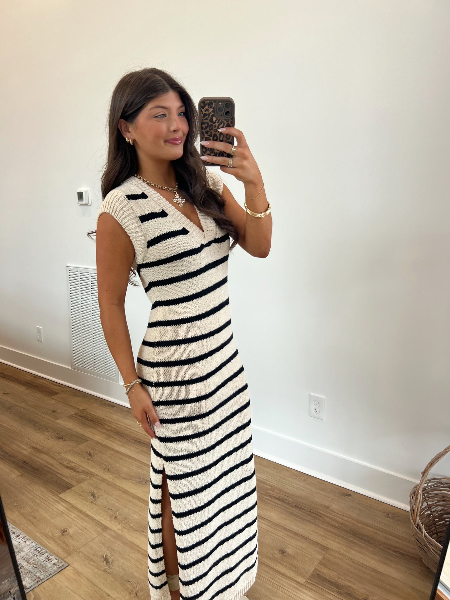 (Natural Black) Maria Maxi Dress