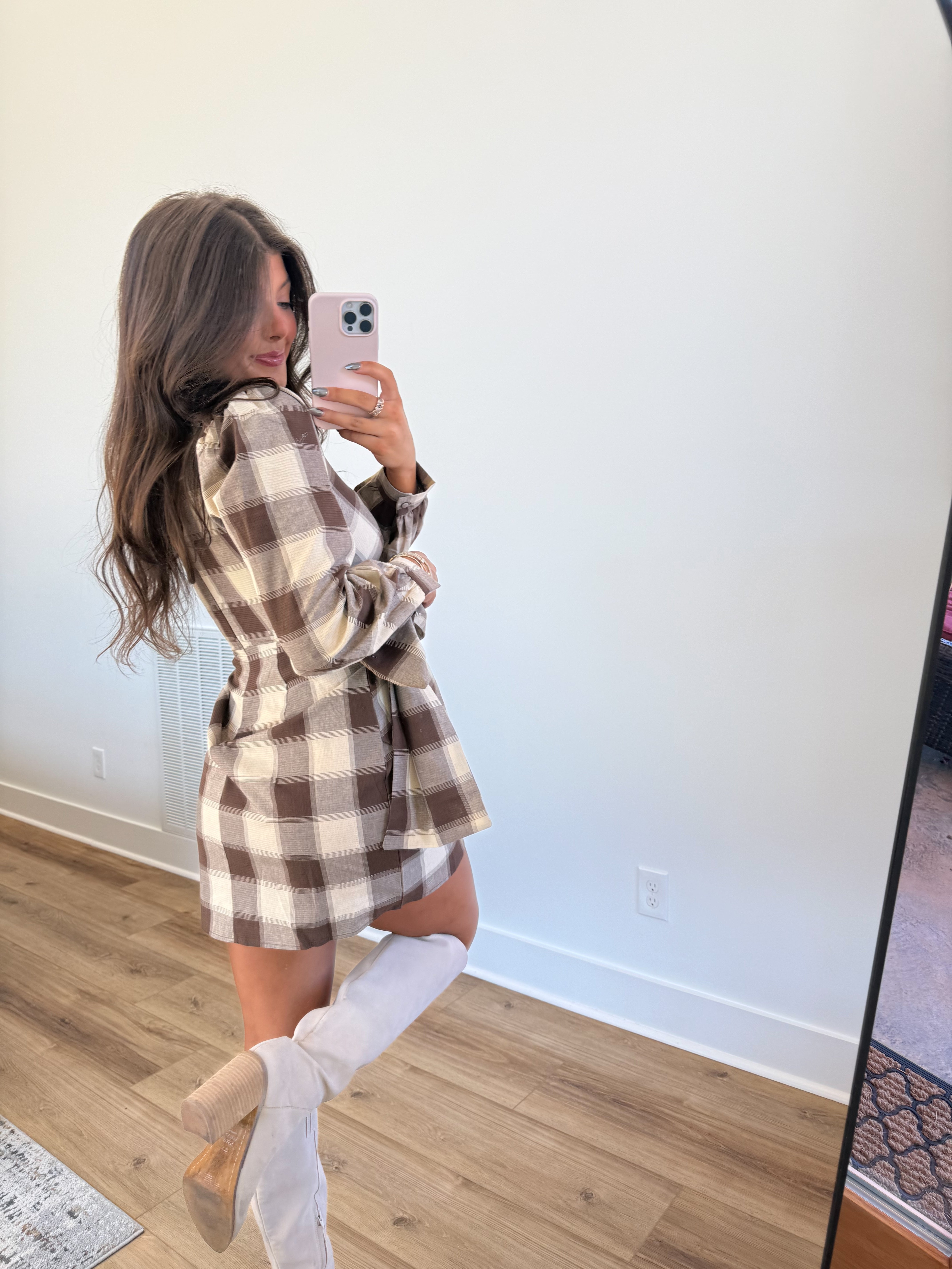 Claudia Tie Mini Dress