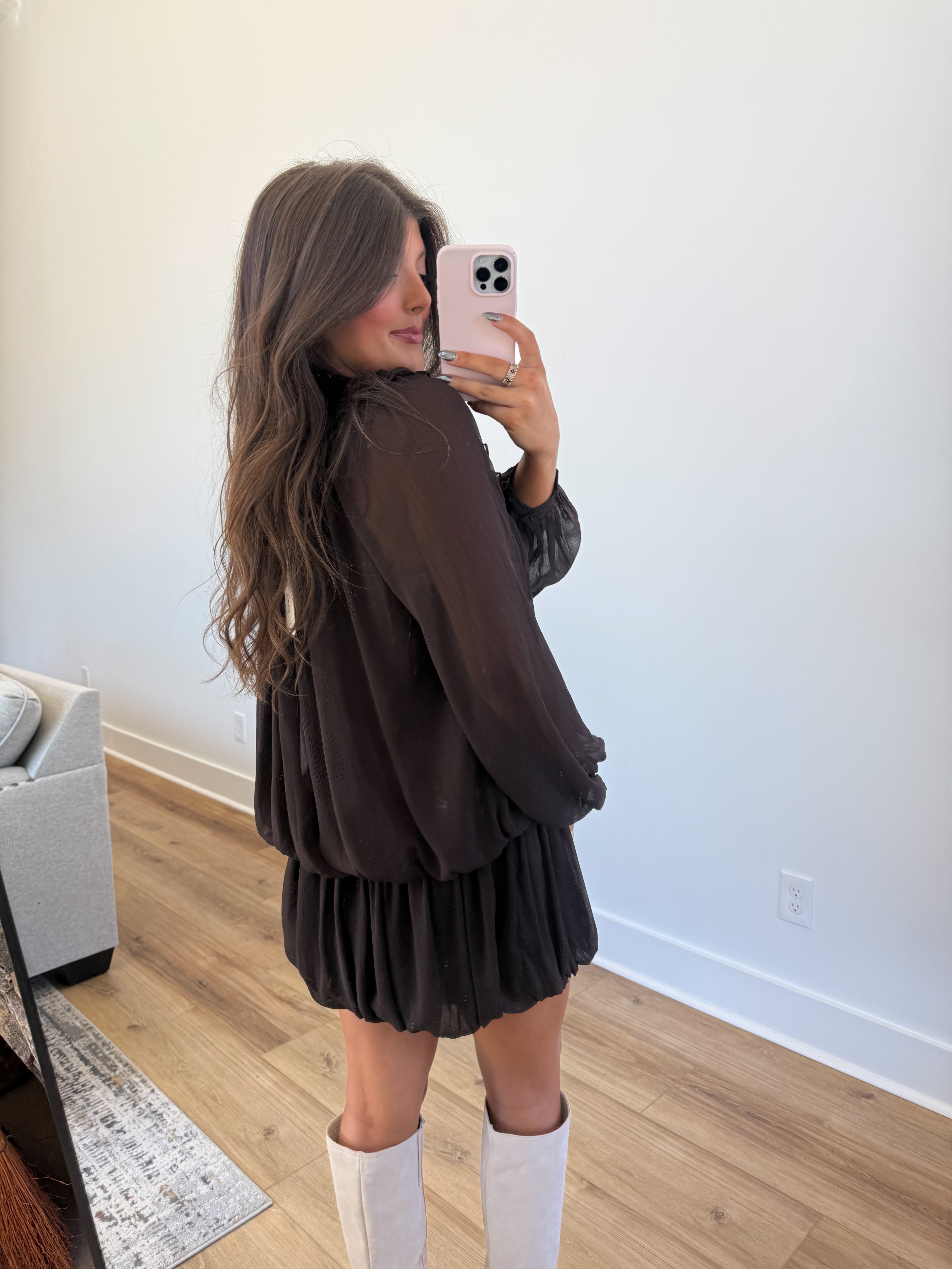 The Bubble Brown Fall Dress
