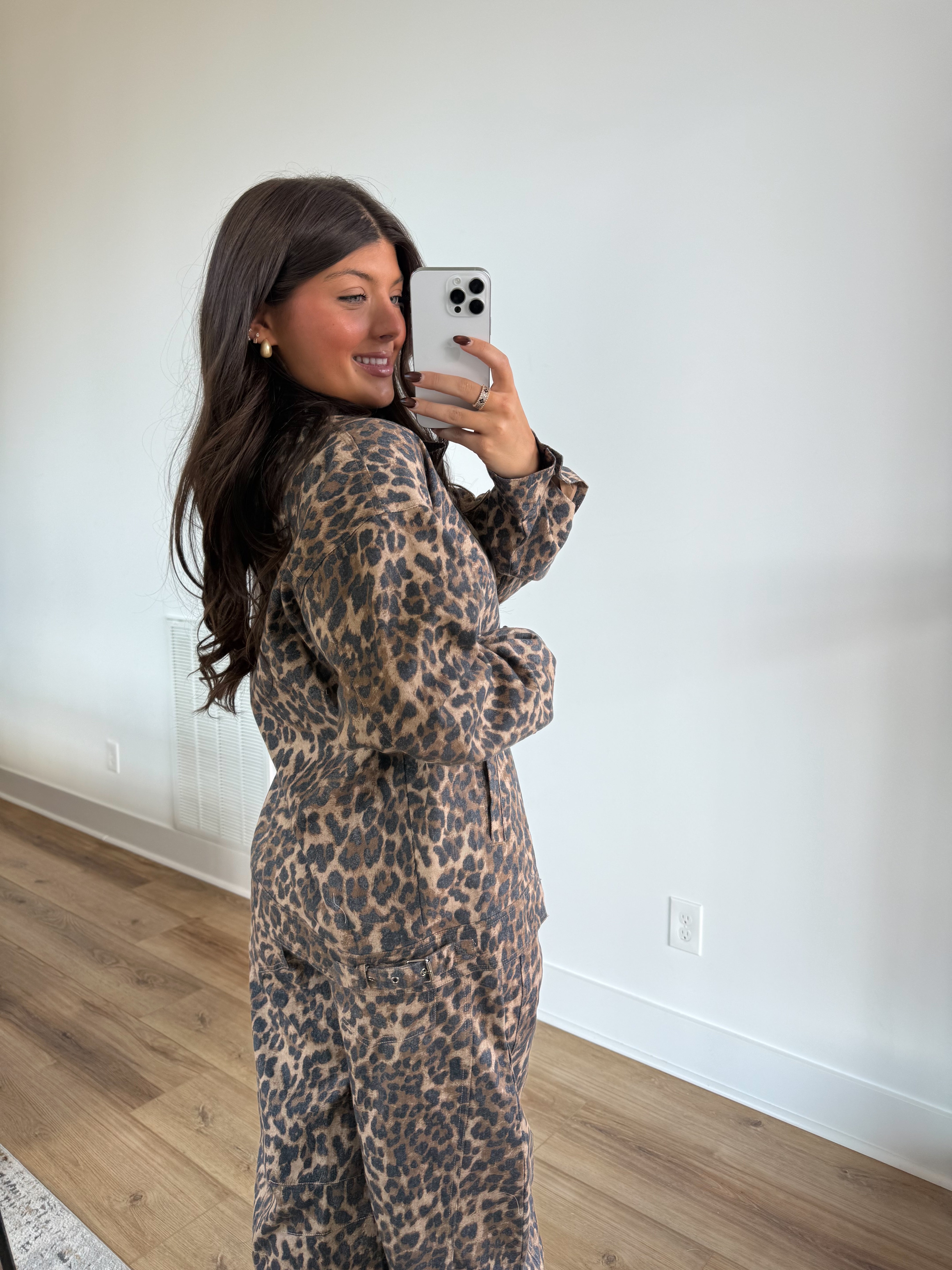 Cheetah Denim Jacket