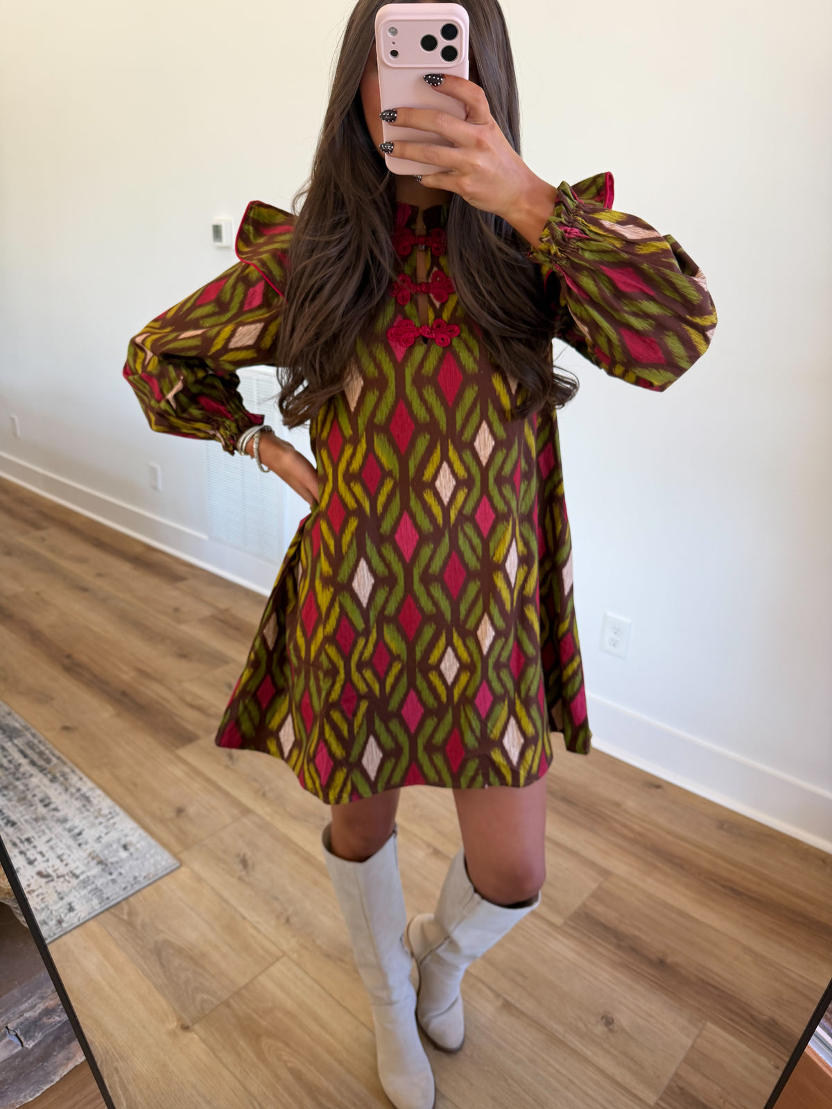Art of Fall Mini Dress