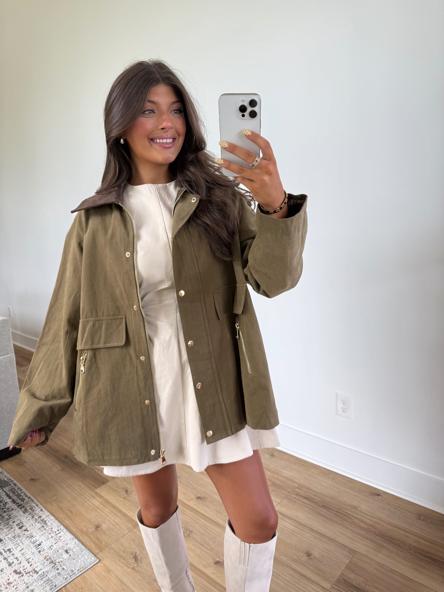 Green Barn Jacket (Plaid Inside)