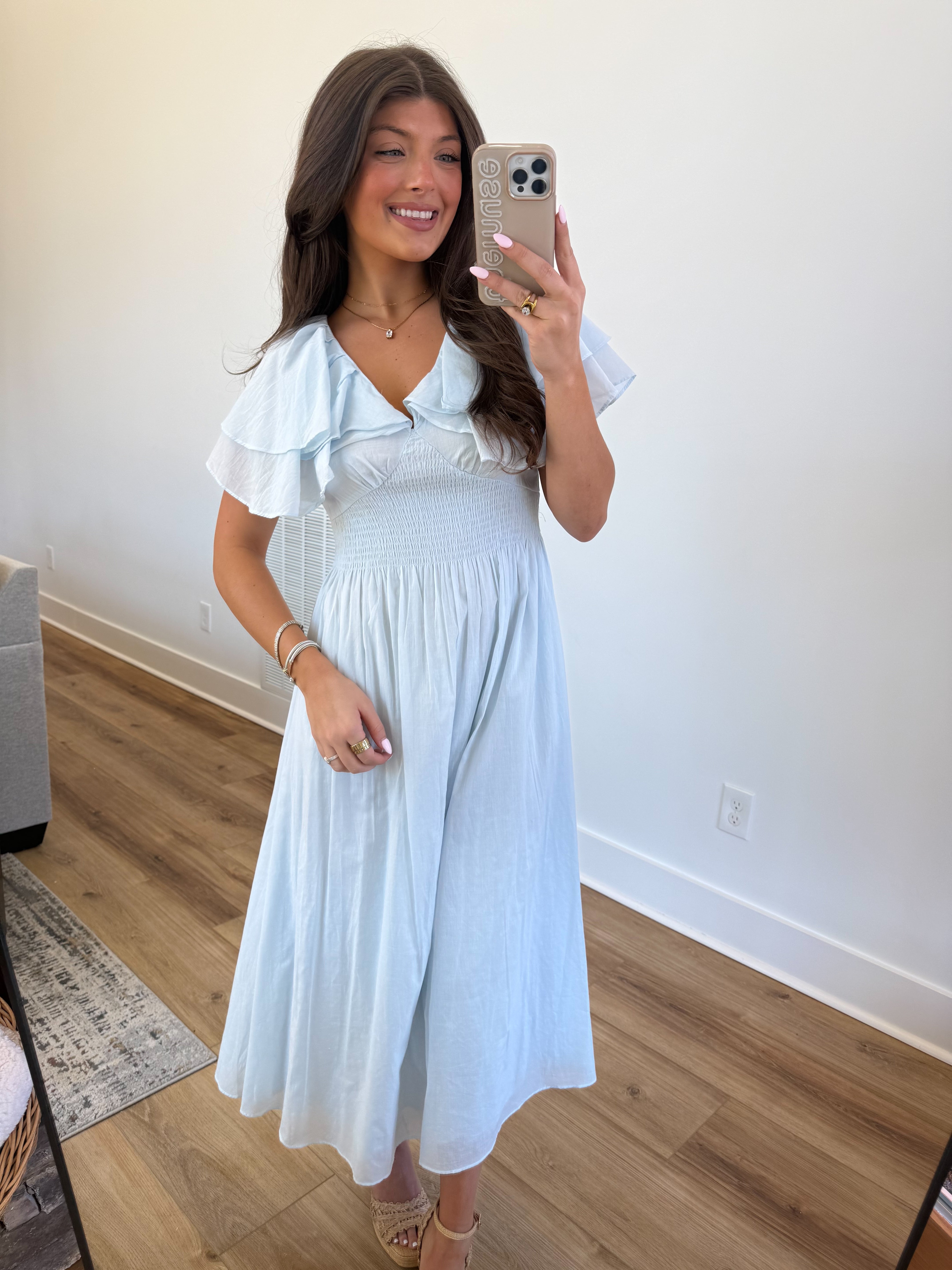 The Airy Blue Dress