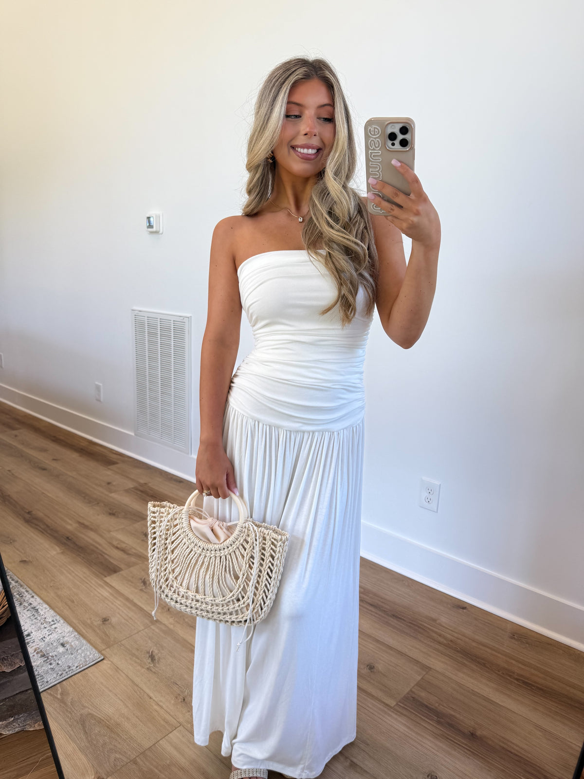 white ruched maxi dress – Shop The Muse Light Blue Quinceañera Dresses Color:PRINT 316 MANGO Ball Gown For Teenage Girl For cooler evenings