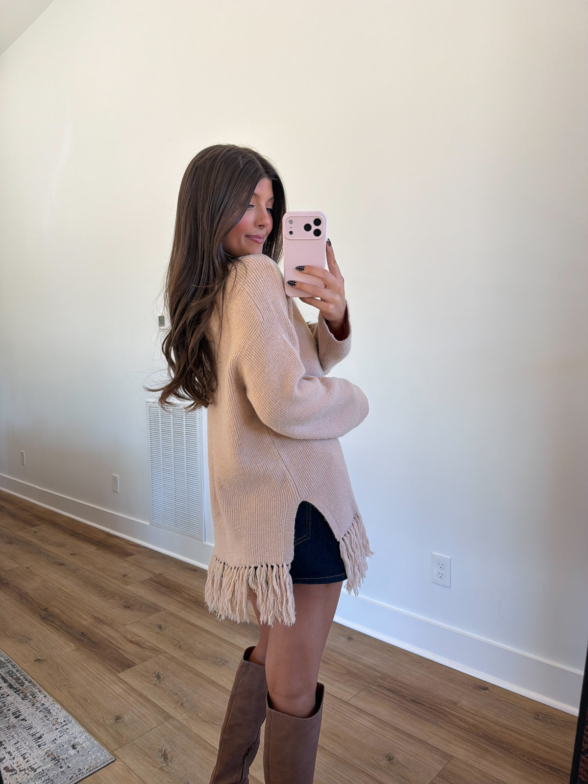 Maple Fringe Sweater