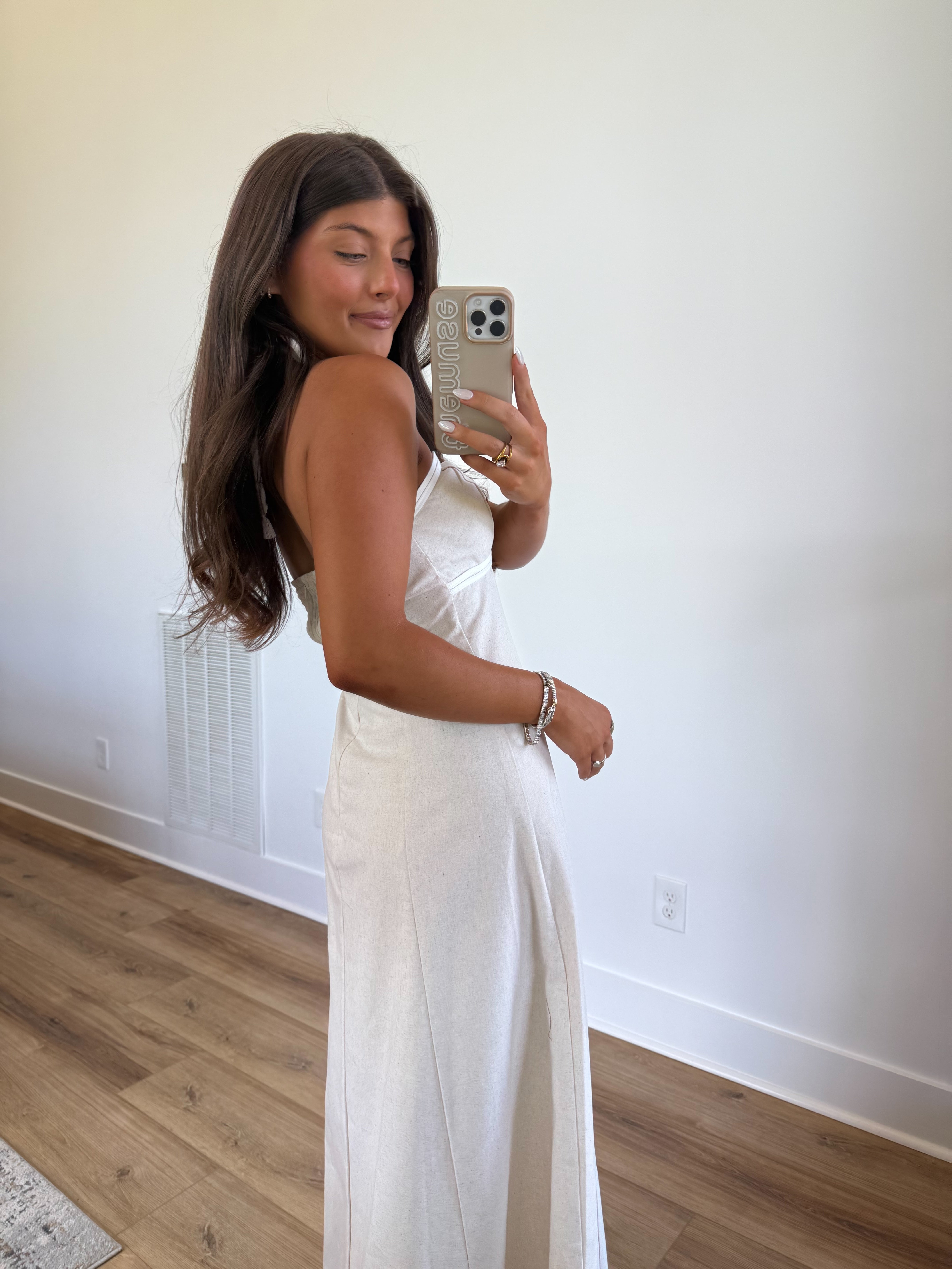 Linen Halter Maxi