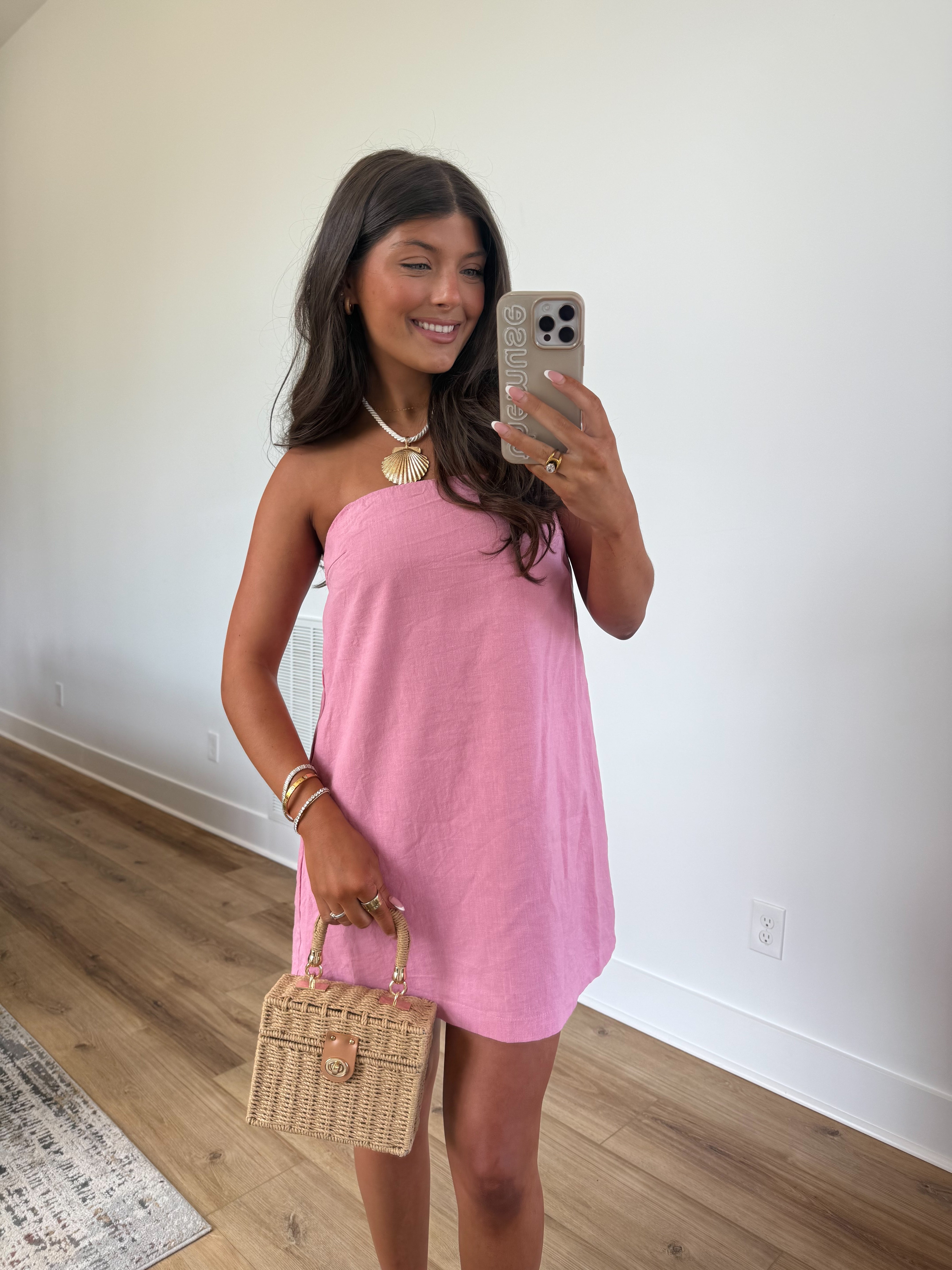 Strawberry Linen Mini