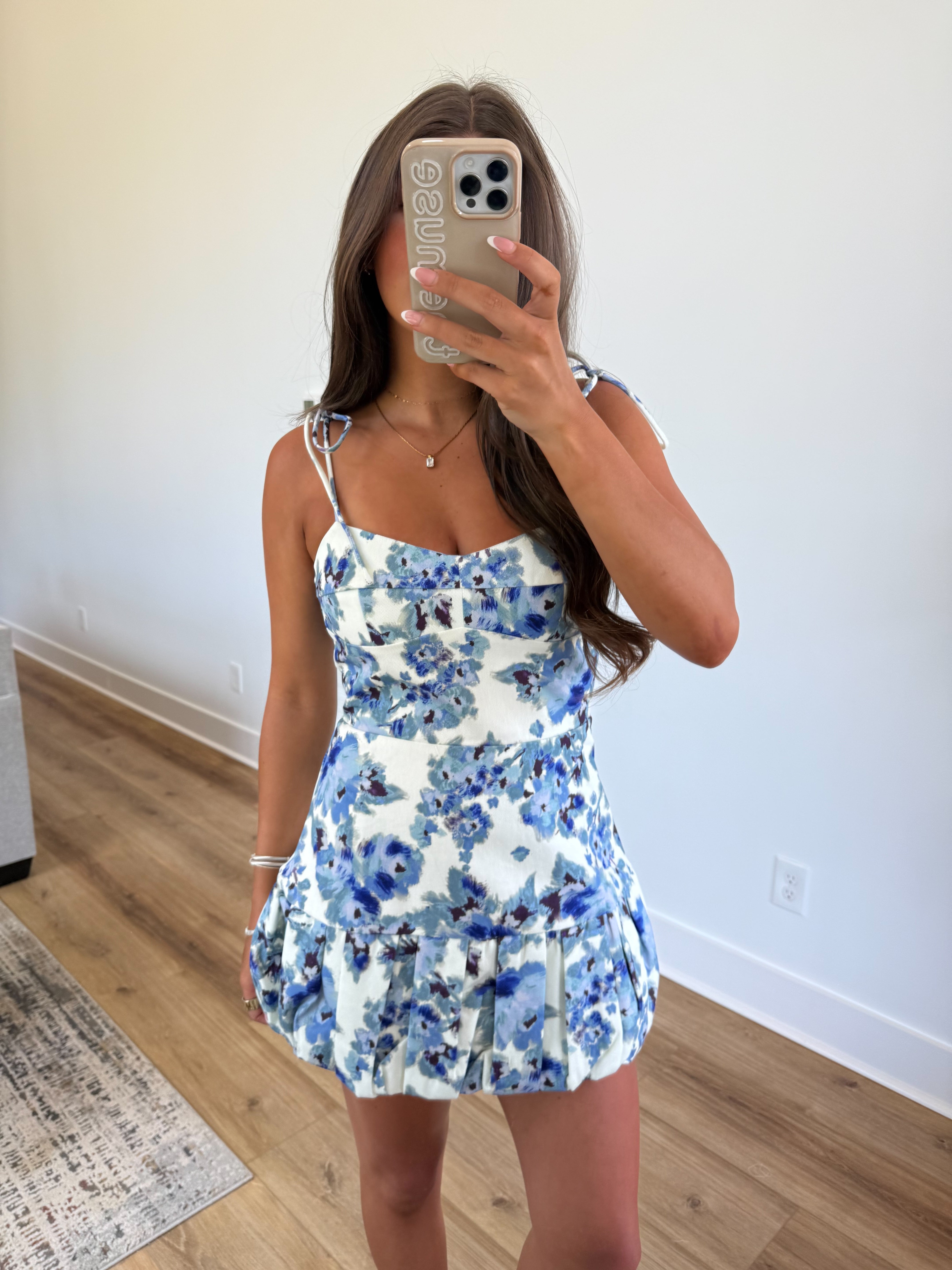 Blueberry Cobbler Mini Dress