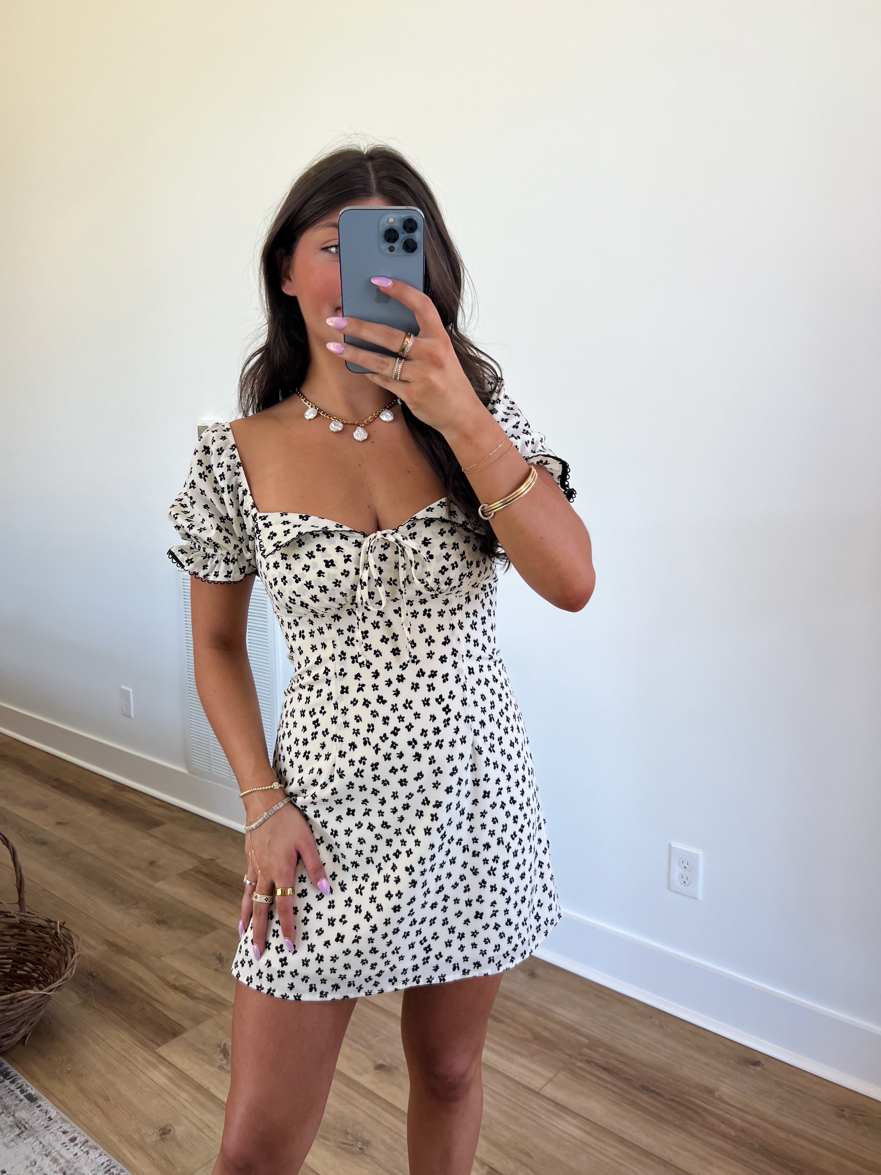 Ditsy Daisy Mini Dress