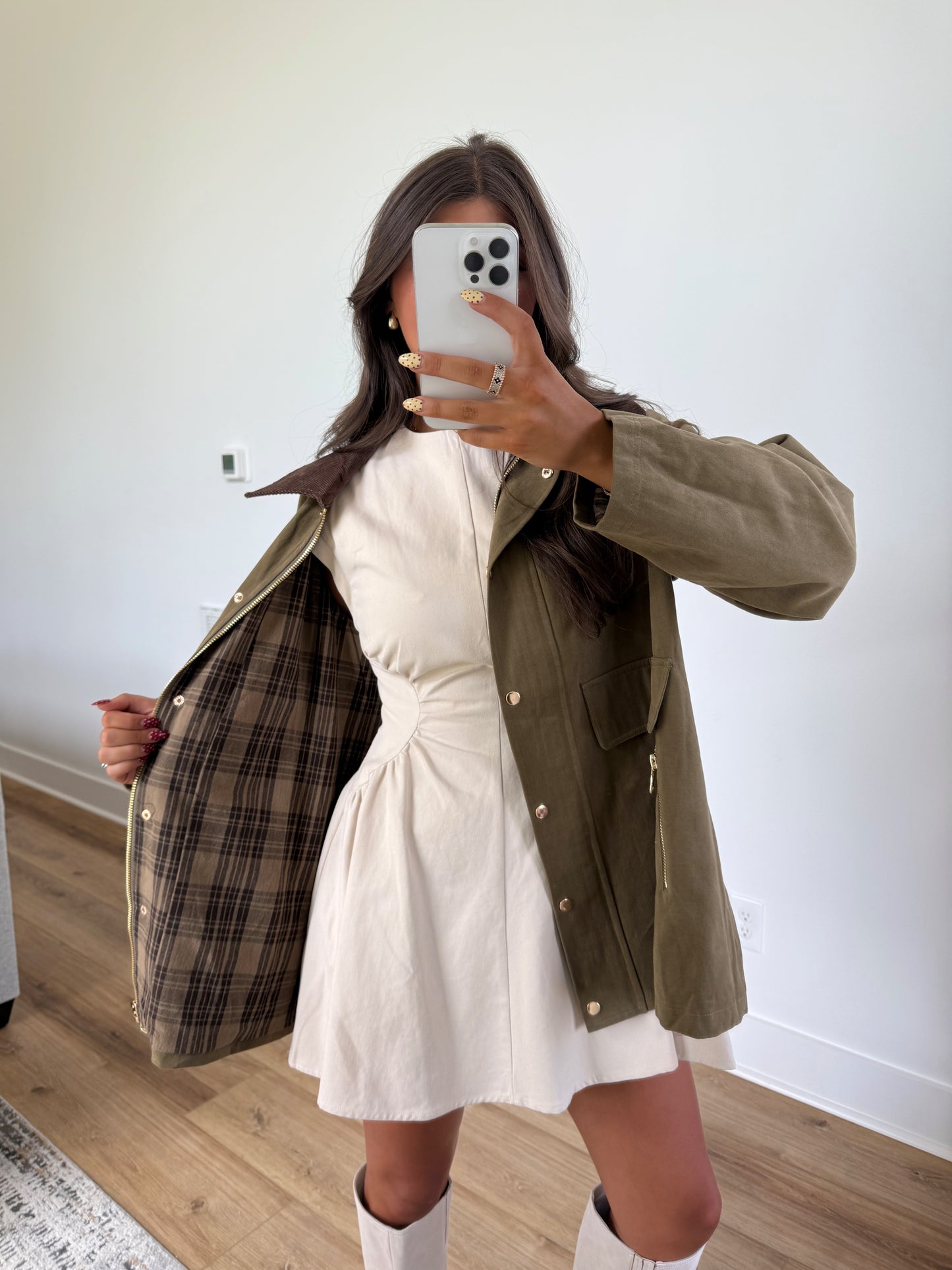 Green Barn Jacket (Plaid Inside)