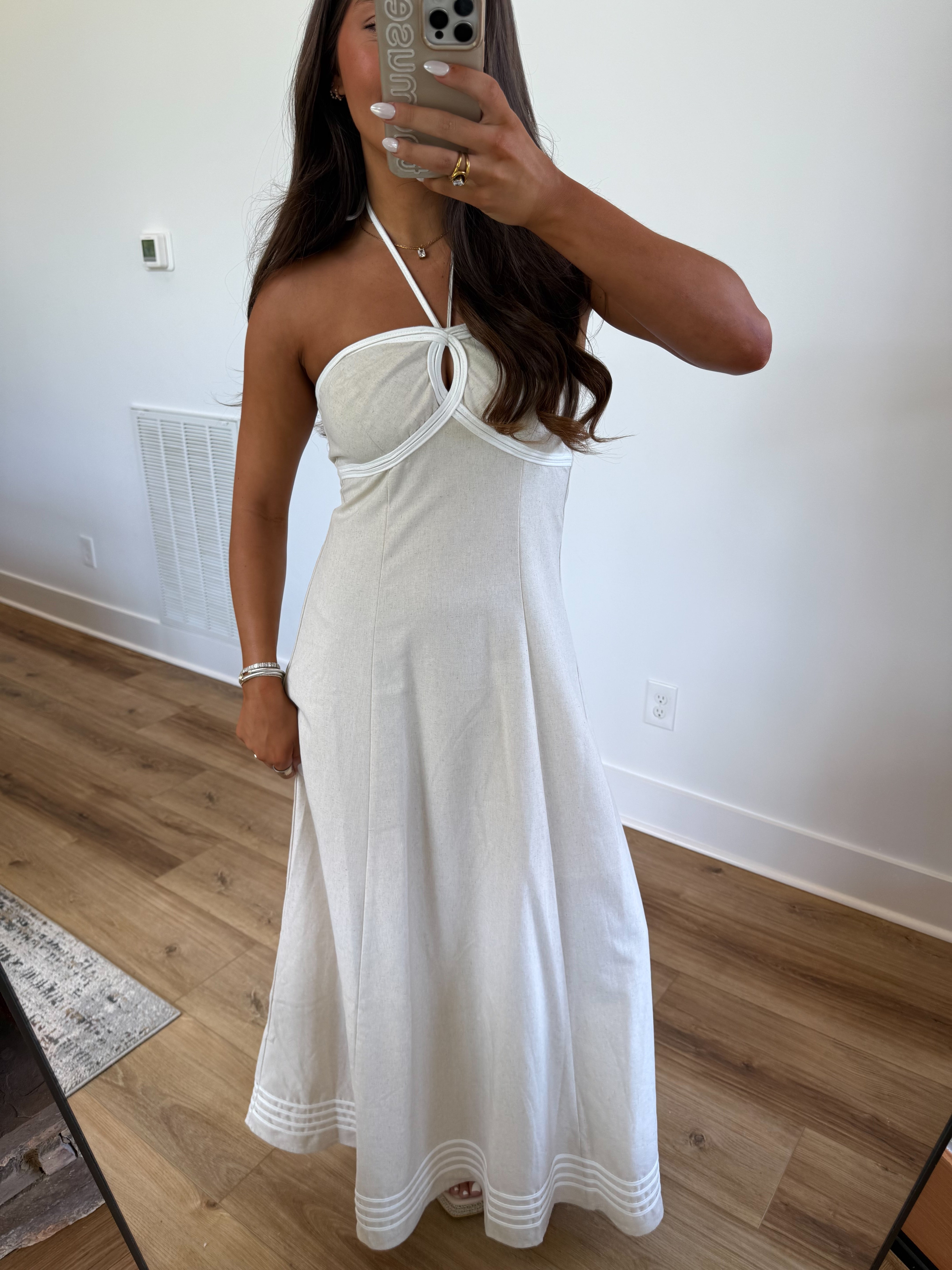 Linen Halter Maxi