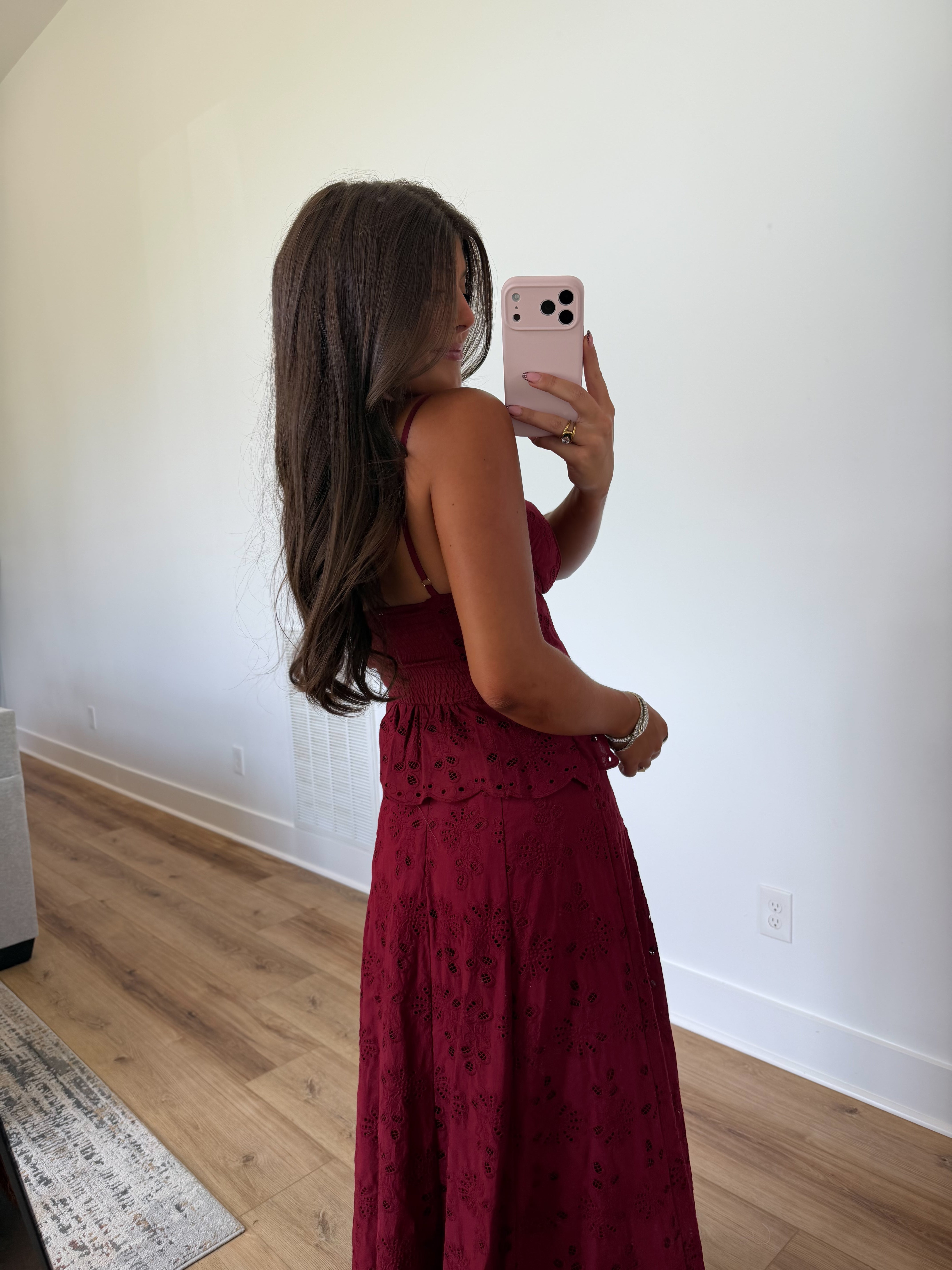 Easton Eyelet Set (Burgundy)