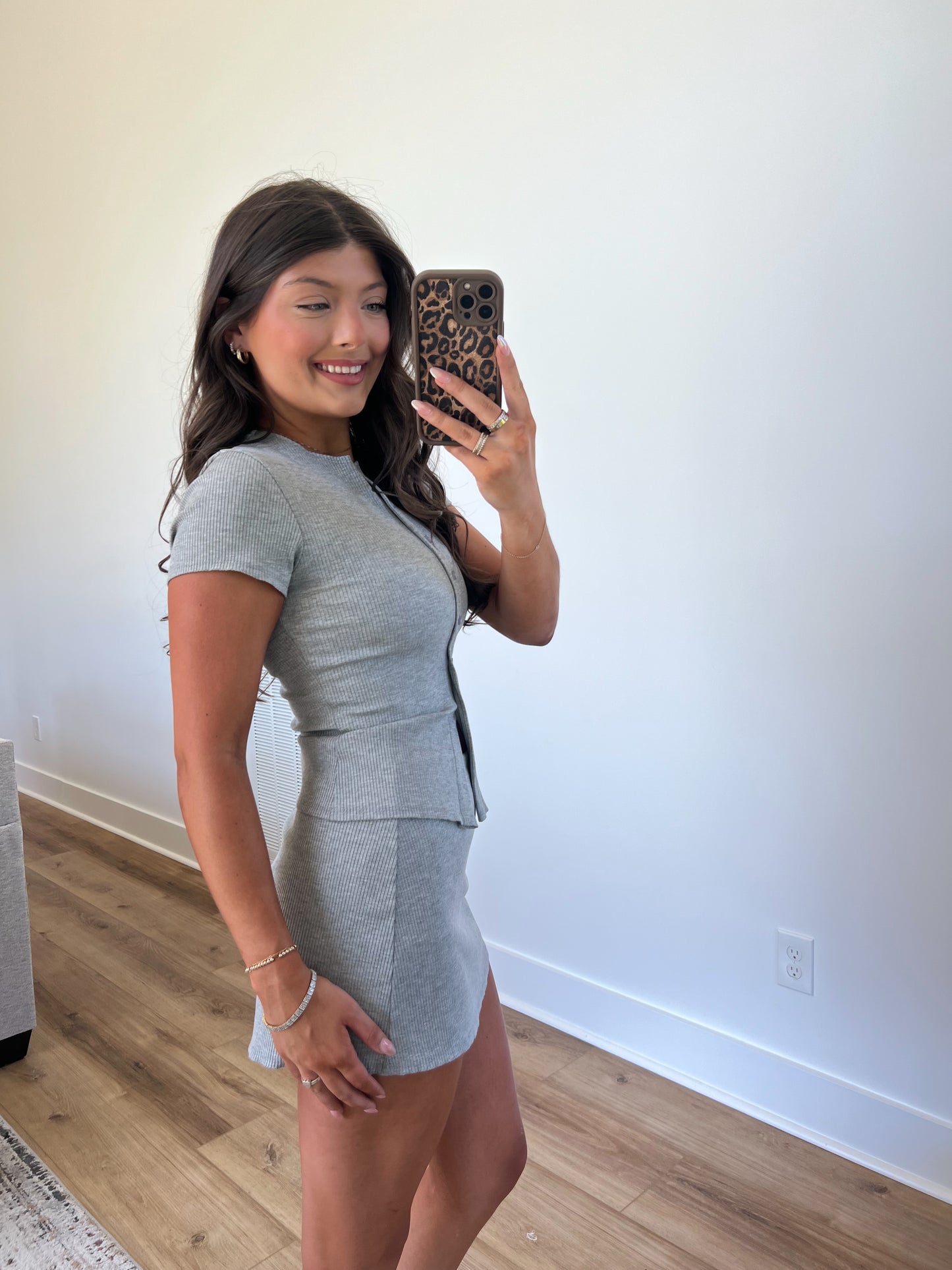 Grey Lounge Skort