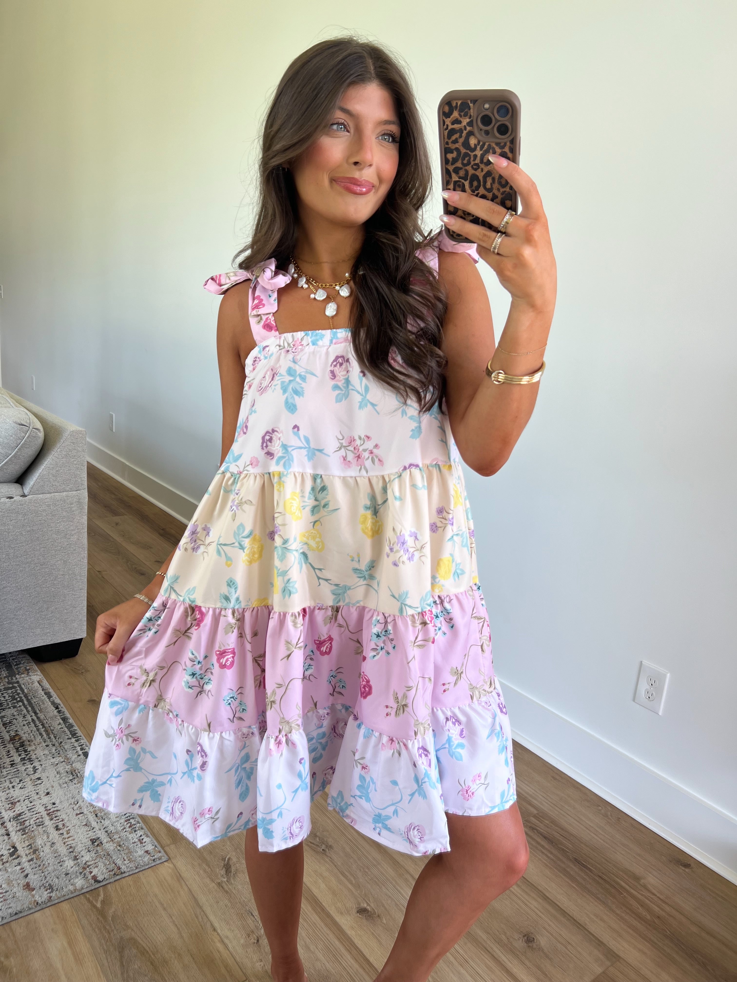 Sunny Day Floral Mini Dress