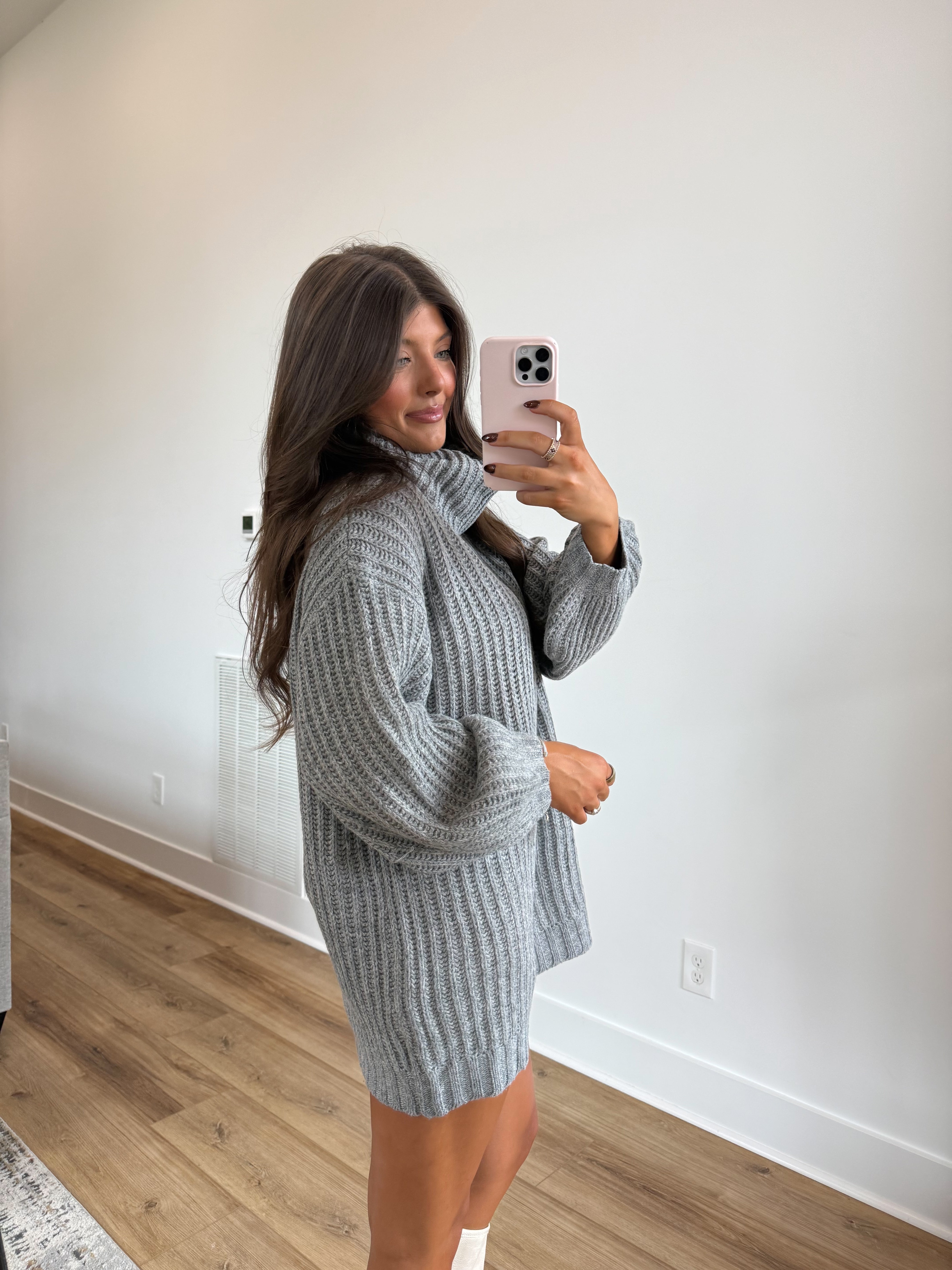 Charlie Knit Dress (Grey)