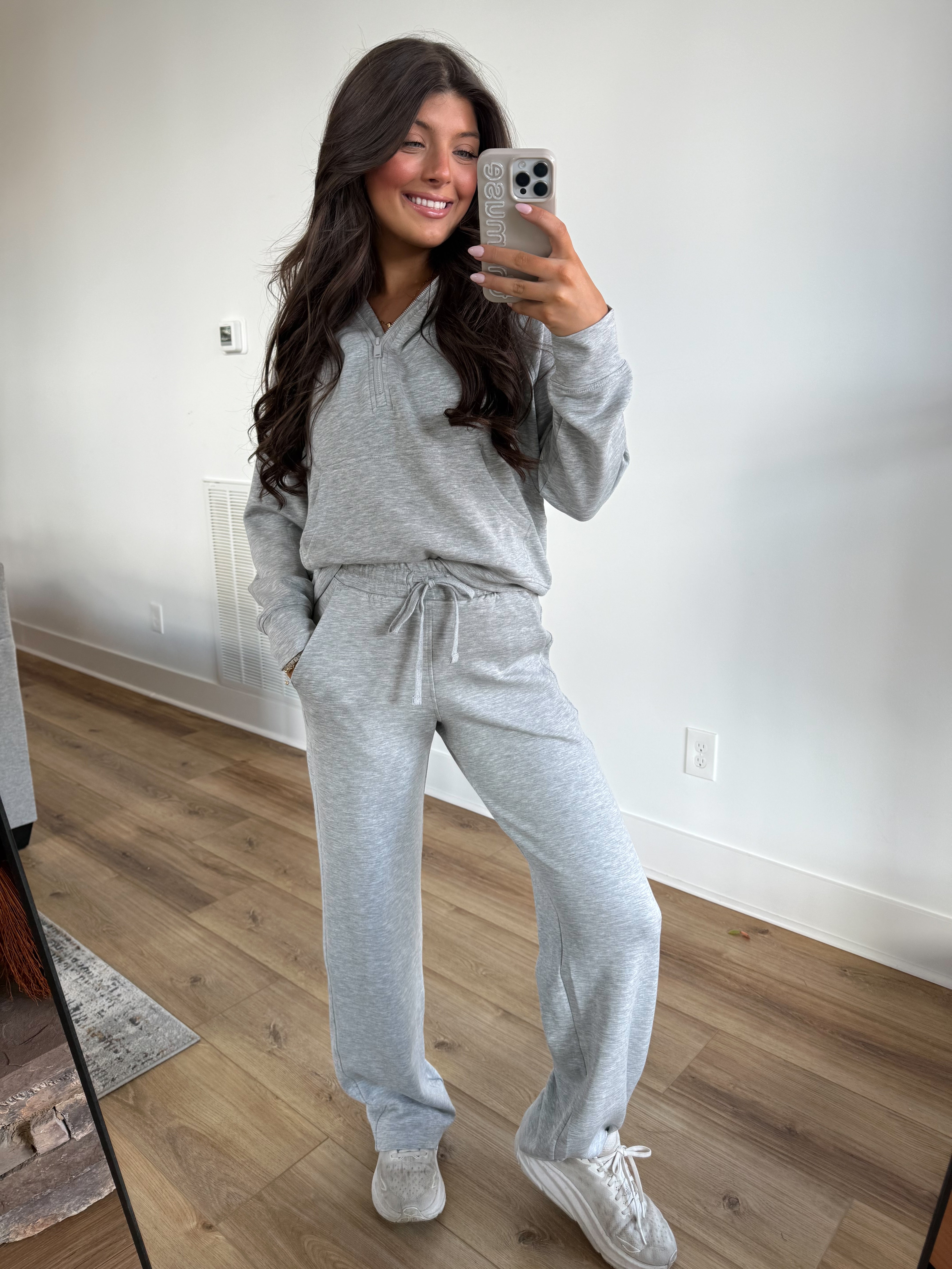 Butter Luxe Lounge Hoodie Set (Grey)
