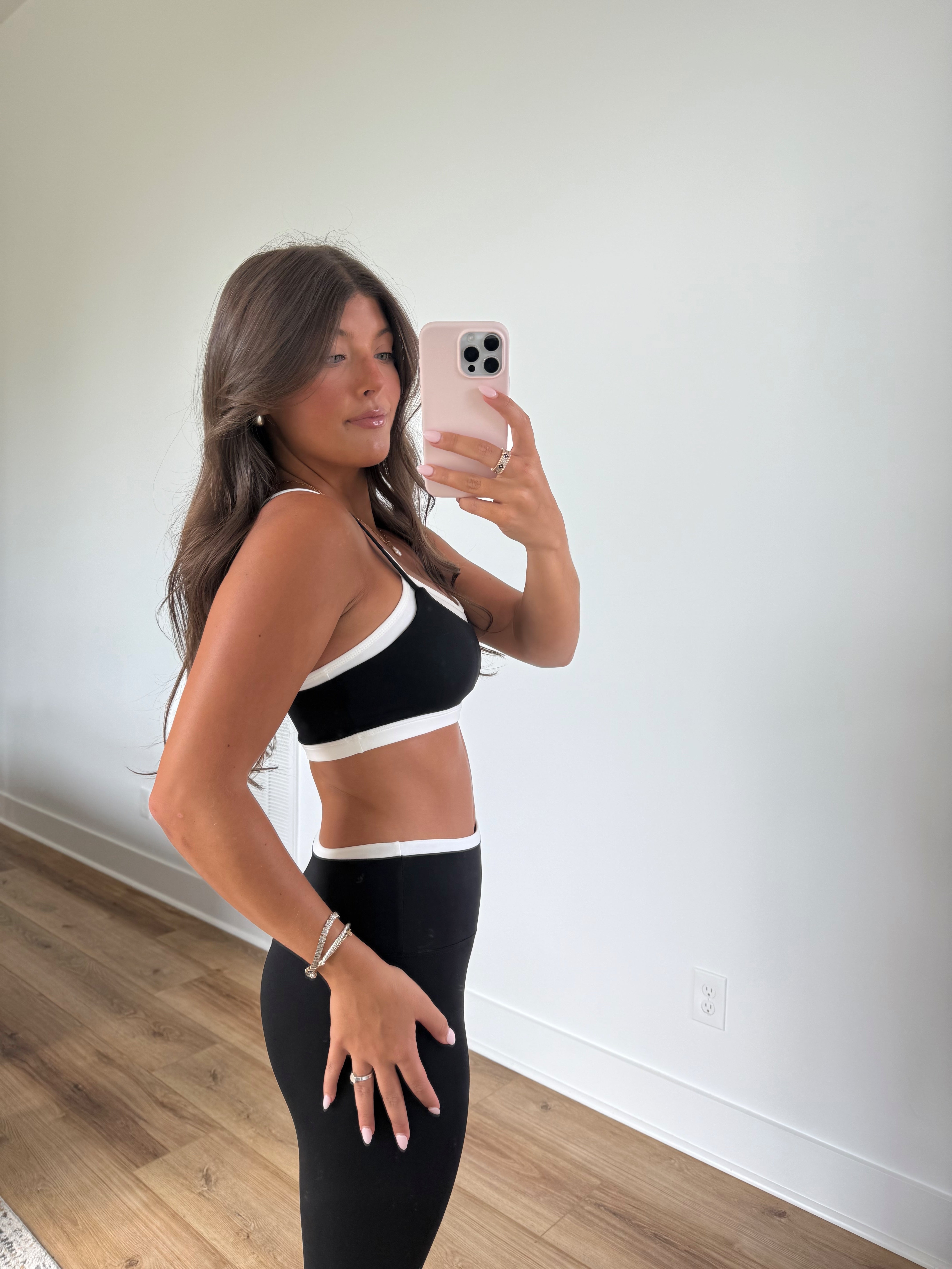 Black Layered SPORTS BRA