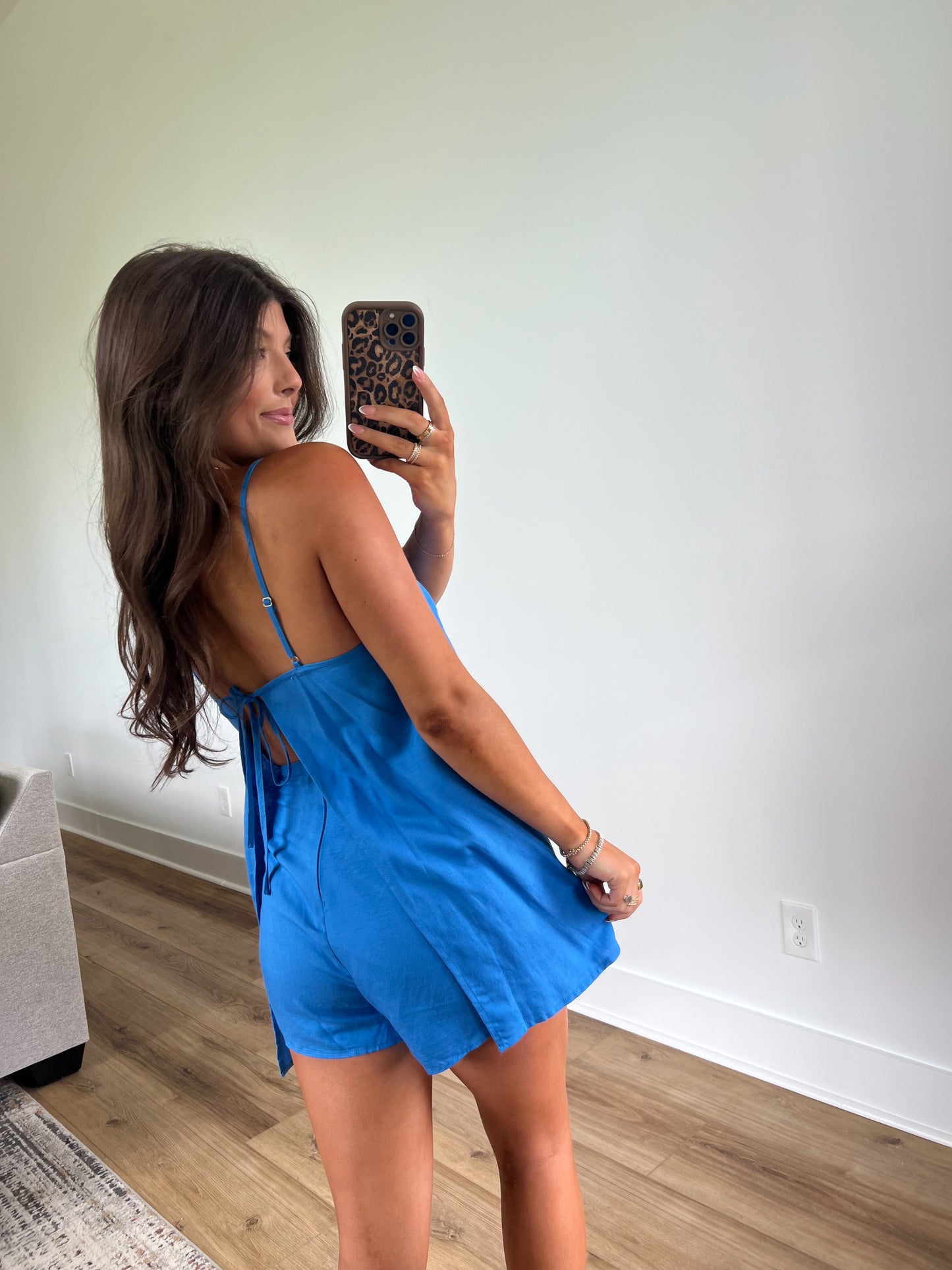 Mediterranean Blue Romper