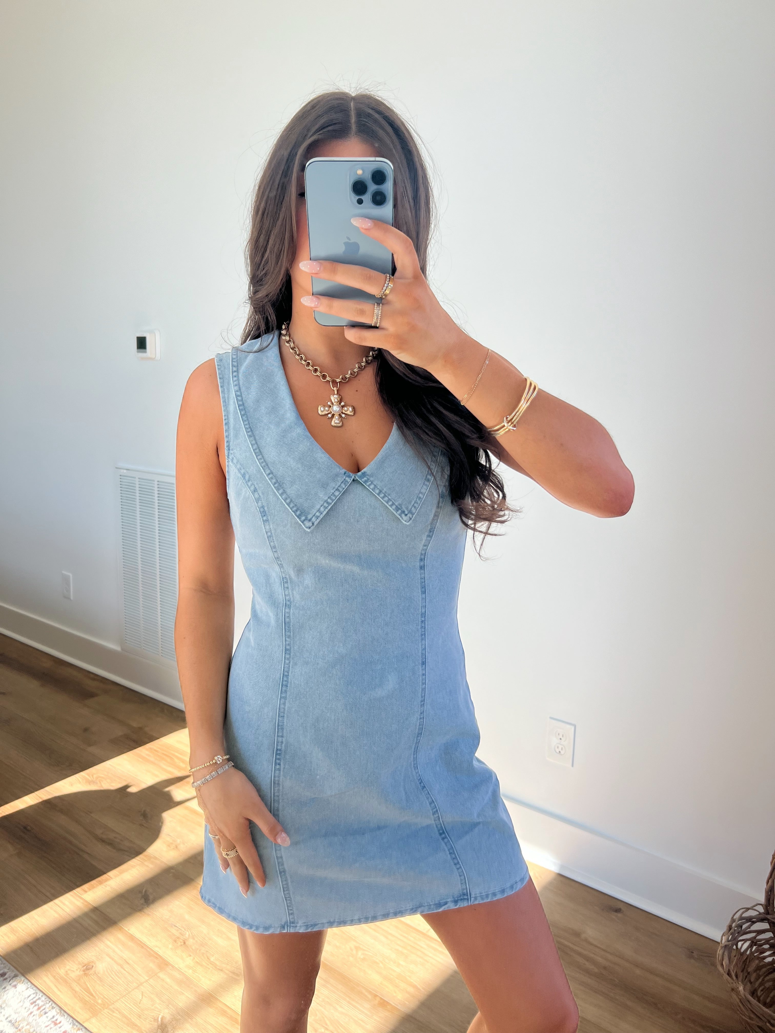 Love Me Denim Mini Dress